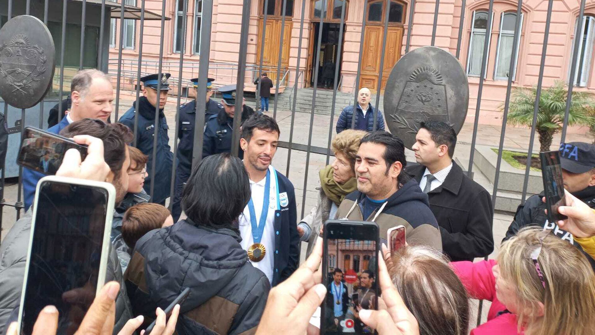 Javier Milei recibió a José "Maligno" Torres en Casa Rosada