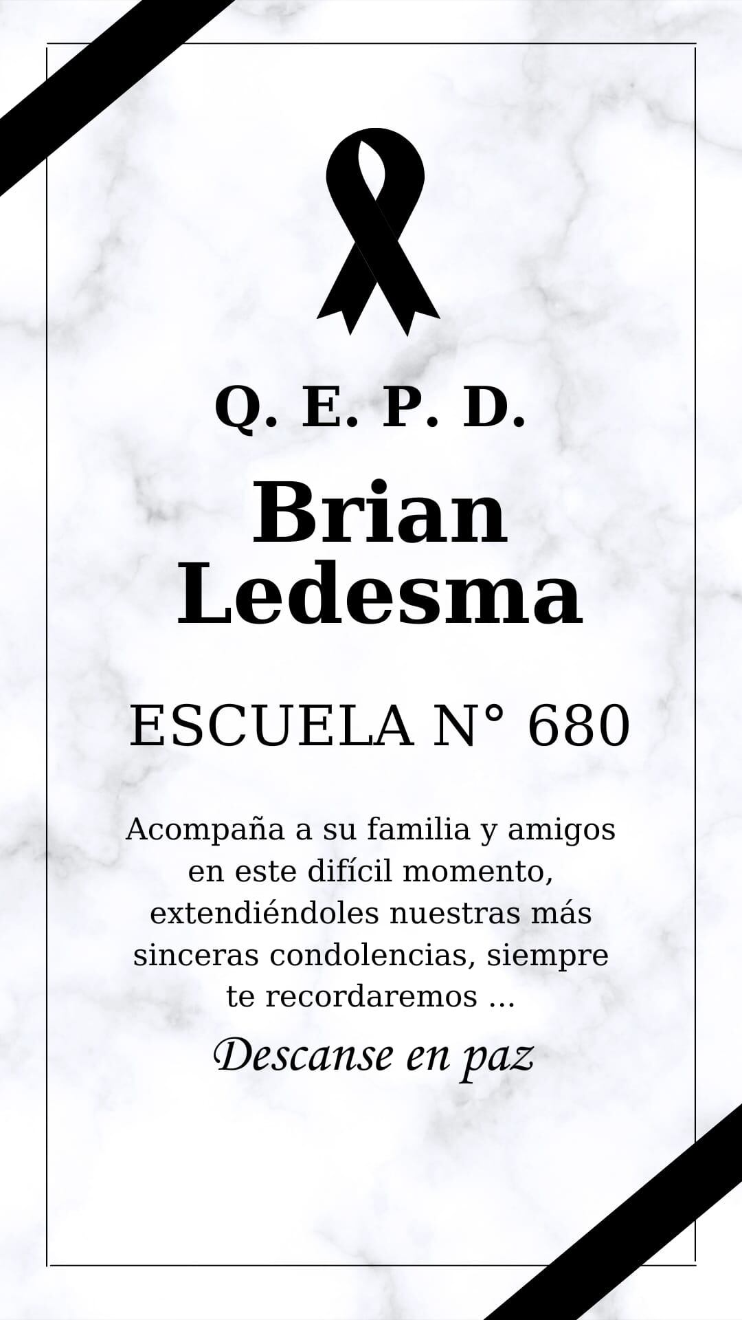 Brian Ledesma, asesinado en Tostado, Santa Fe