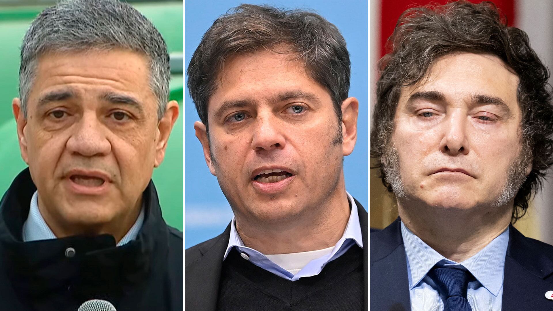 Jorge Macri, Kicillof y Milei