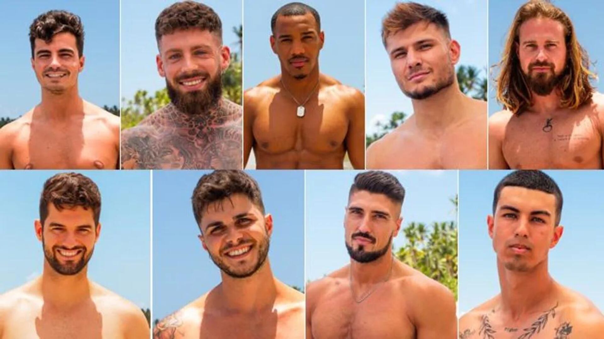 Tentadores de la sexta temporada de la isla de las tentaciones. (Mediaset)