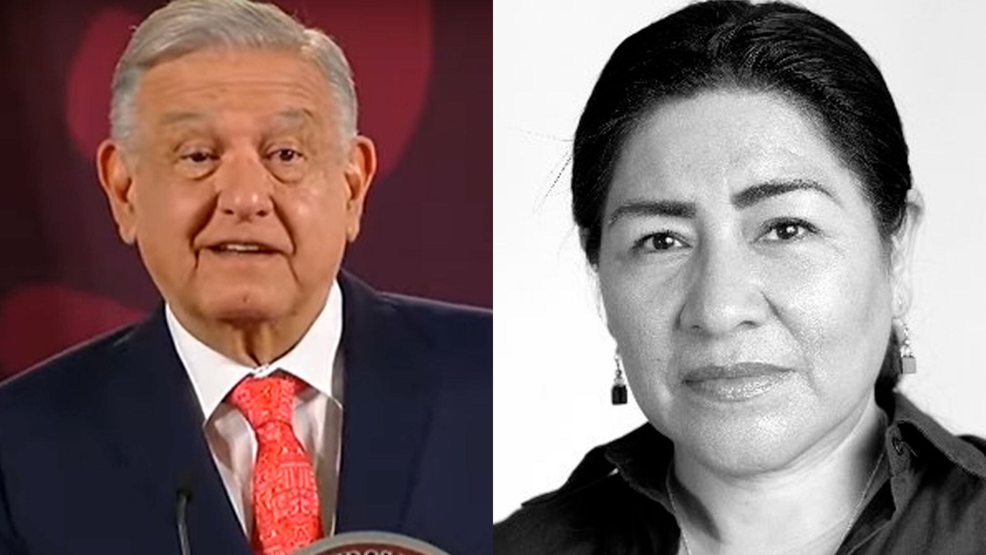 Reyna periodista AMLO