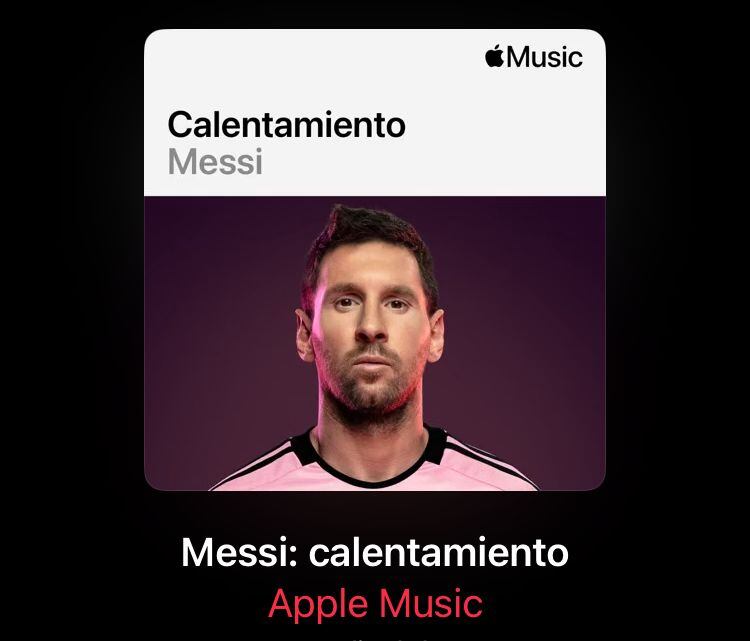 La estrecha relación de Lionel Messi con Apple se refleja en la revelación de su playlist a través de Apple Music