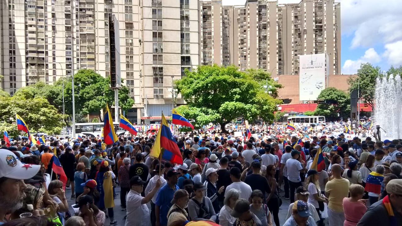 Protesta en Caracas