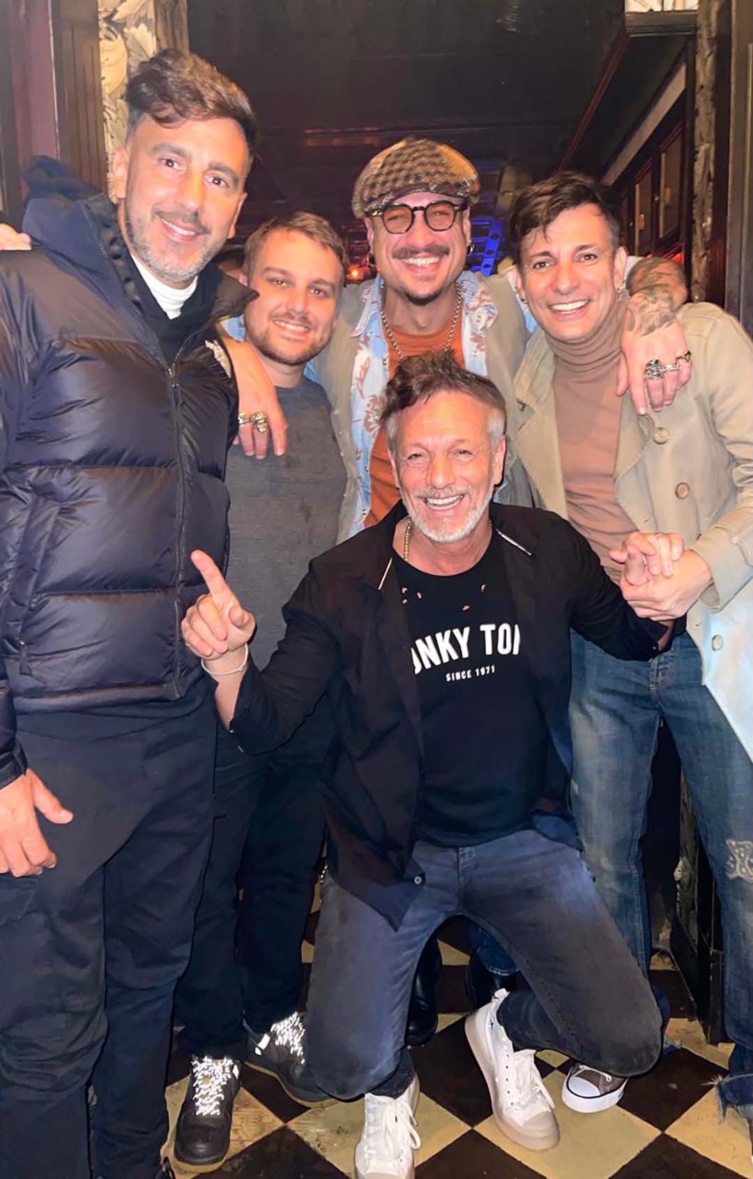 Martín Bossi y famosos en su show