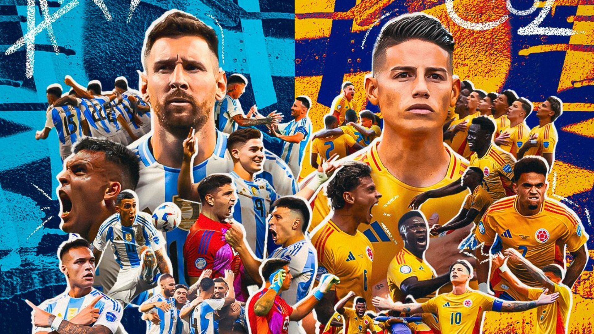 Argentina y Colombia lucharán por el título de la Copa América 2024.