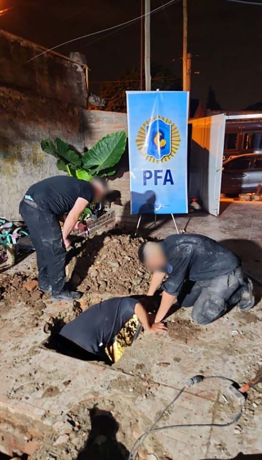 La PFA desarticuló un búnker de drogas