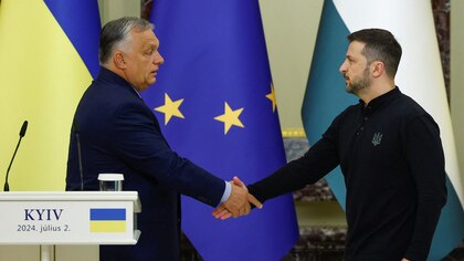 El primer ministro húngaro pidió en Ucrania un alto el fuego para acelerar las negociaciones de paz