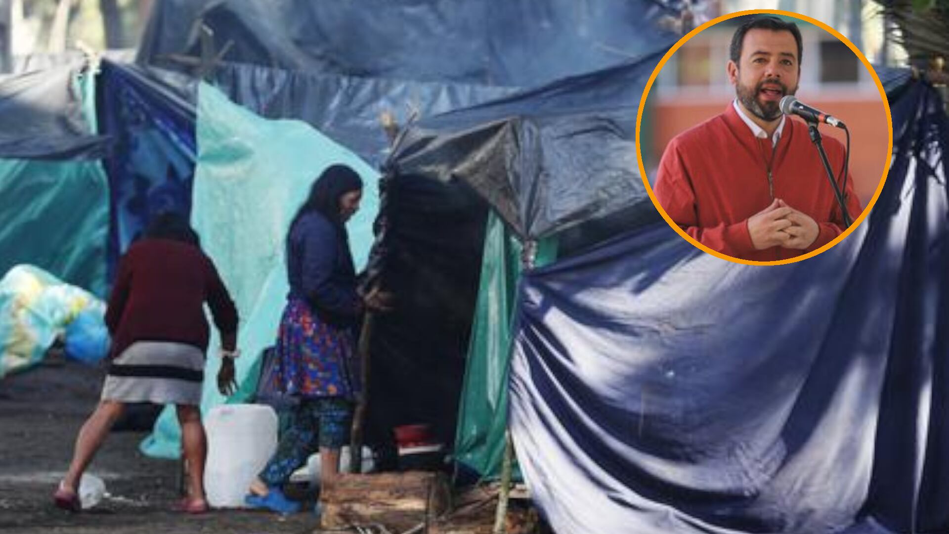 El alcalde Mayor de Bogotá, Carlos Fernando Galán, se pronunció por el deceso de una bebé de la comunidad embera que se refugia en el Parque Nacional. (Crédito: EFE / Carlos Ortega / Colprensa)