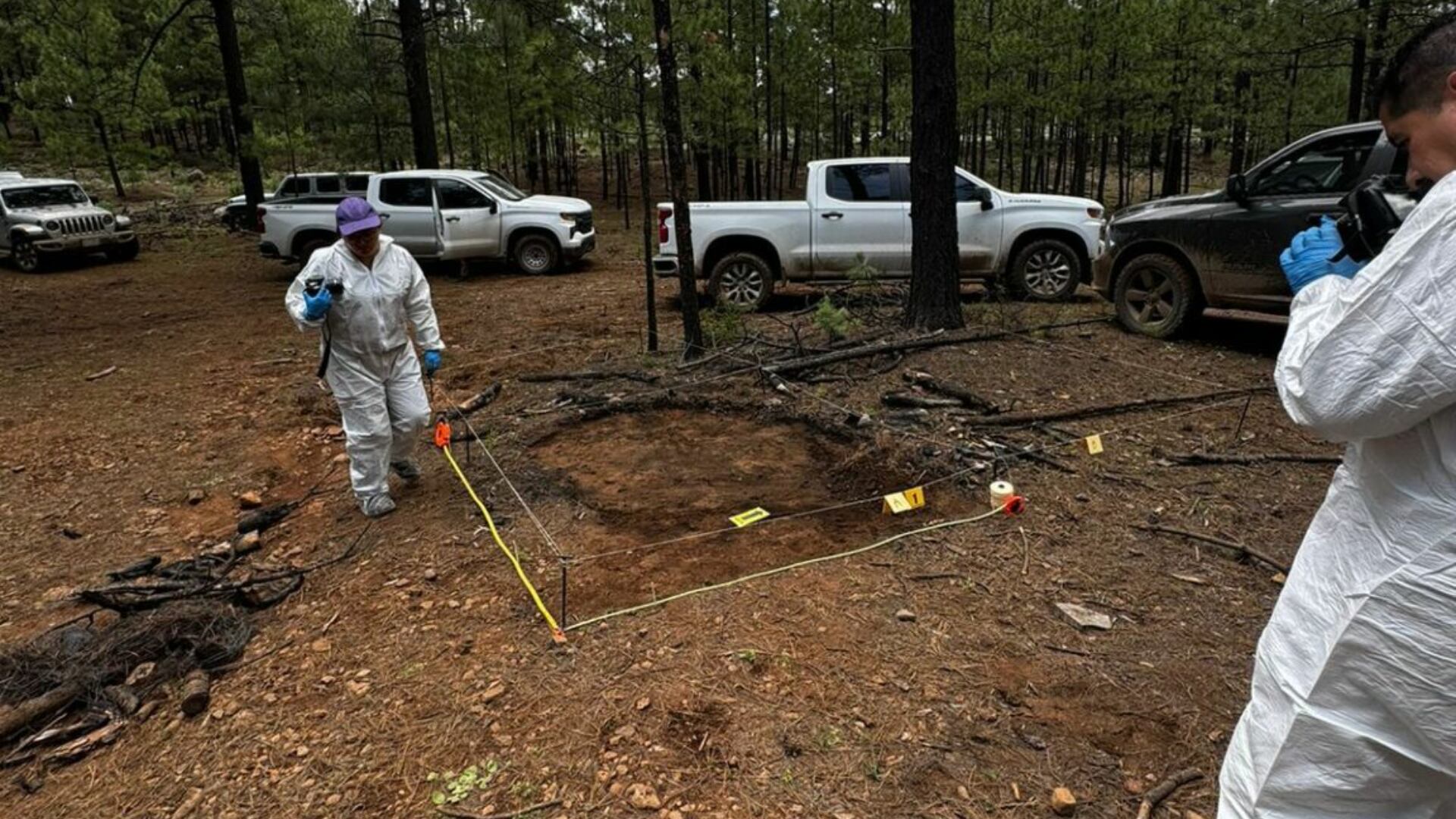 Restos óseos en fosa clandestina de Chihuahua