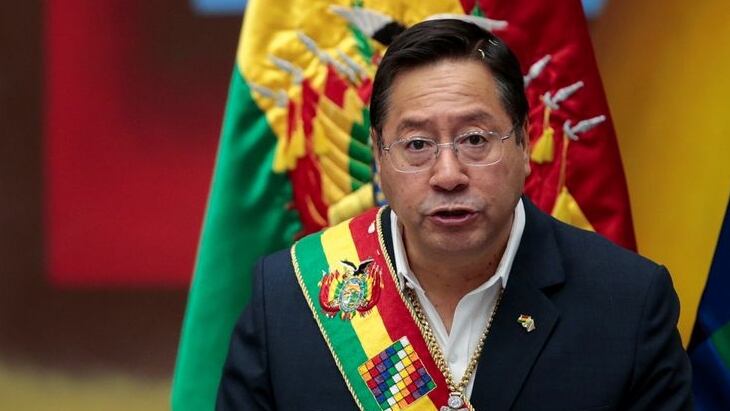 El presidente boliviano Luis Arce (REUTERS/Manuel Claure)