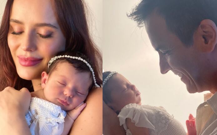 Los actores compartieron en su Instagram a su hija Luciana - crédito @analuciado y @cardenasjorgee/ Instagram