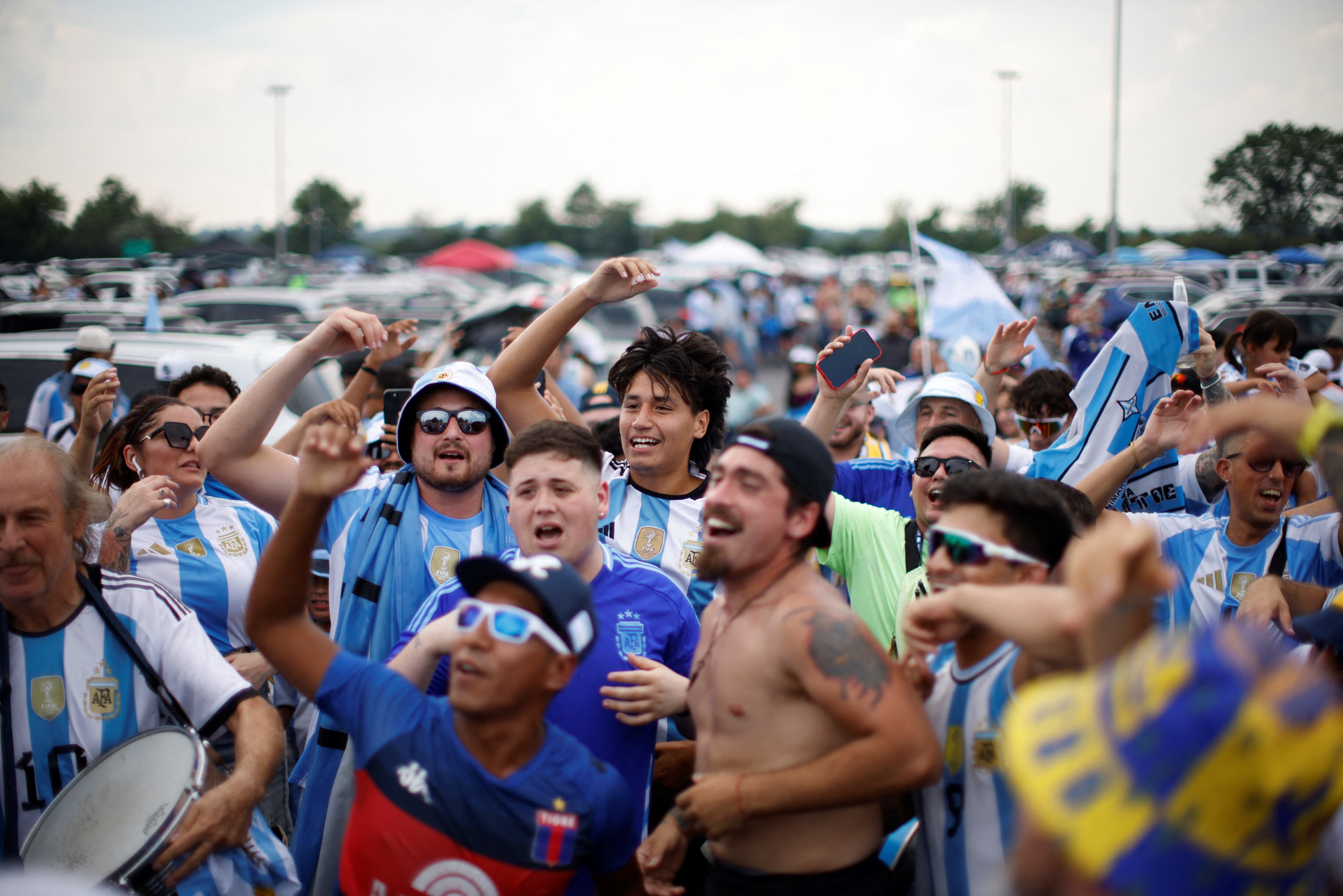 Copa América 2024 - Argentina Canadá - Hinchada