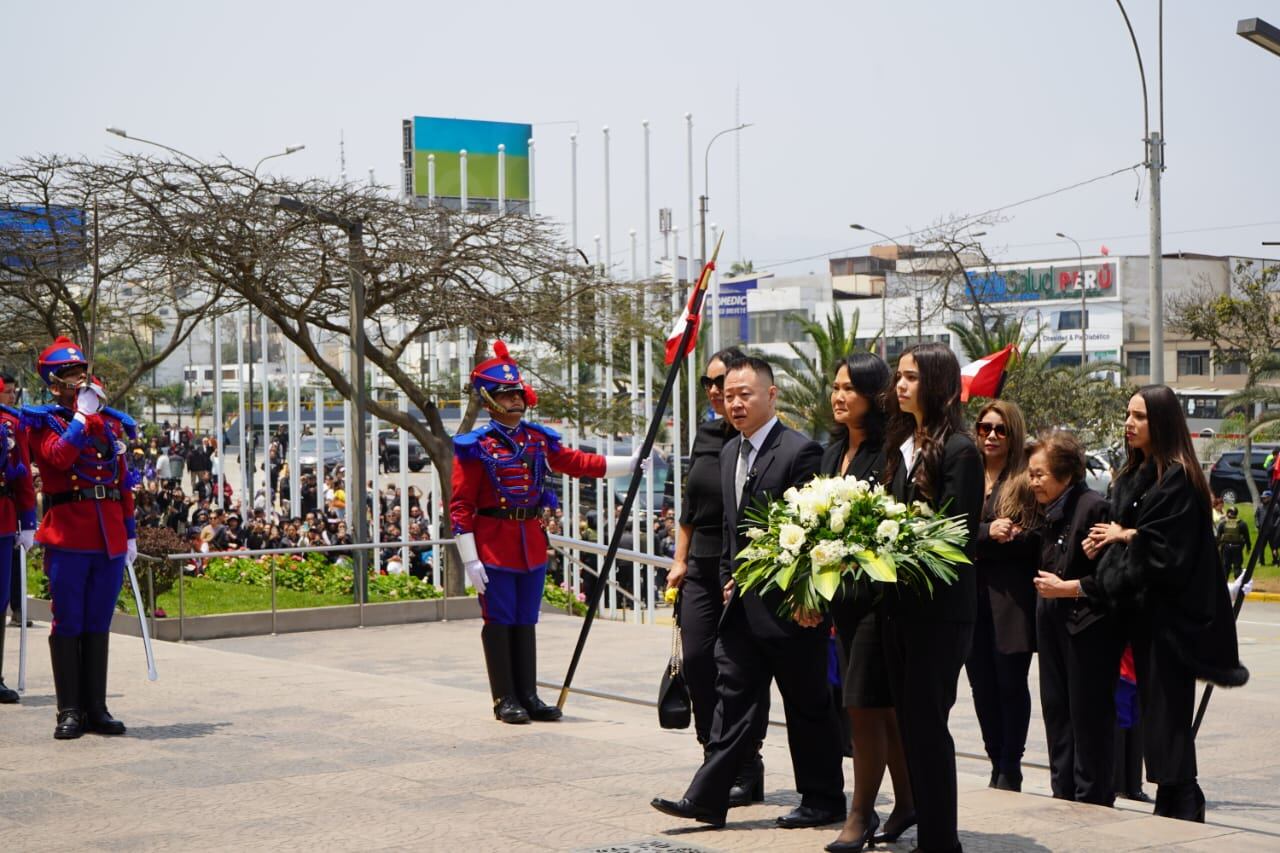 Velorio de Alberto Fujimori en el Ministerio de la Cultura