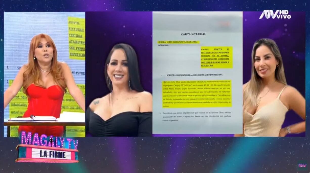 Magaly TV La Firme. (Captura de ATV)