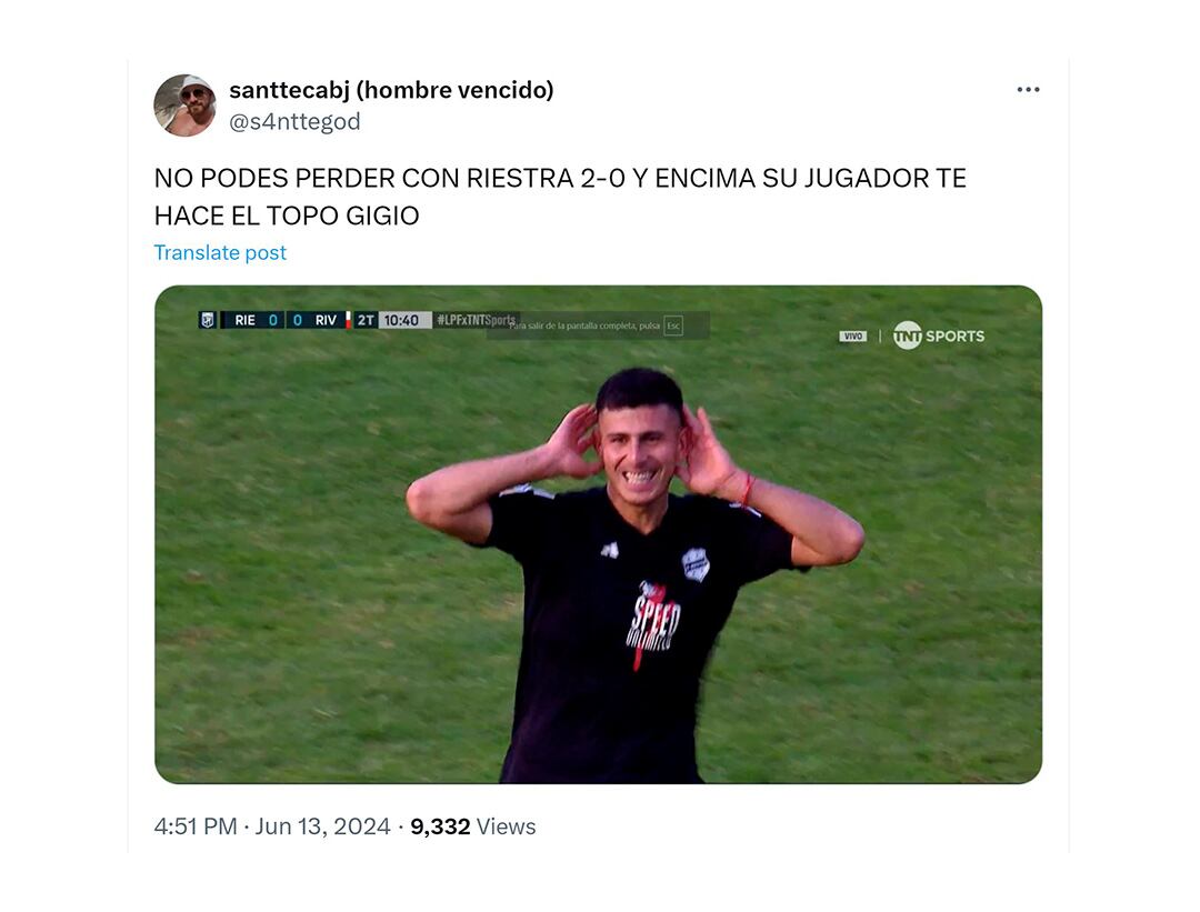 Memes de la derrota de River