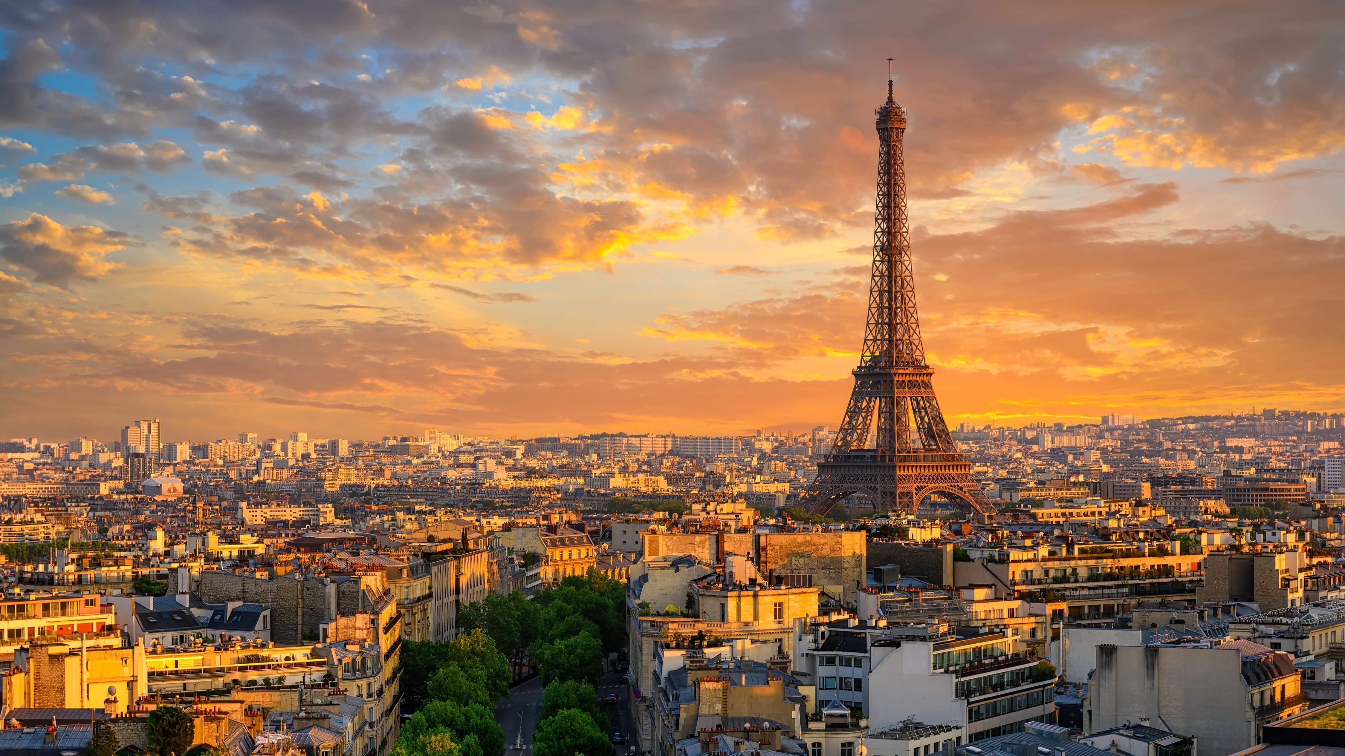 Skyline de la ciudad de París