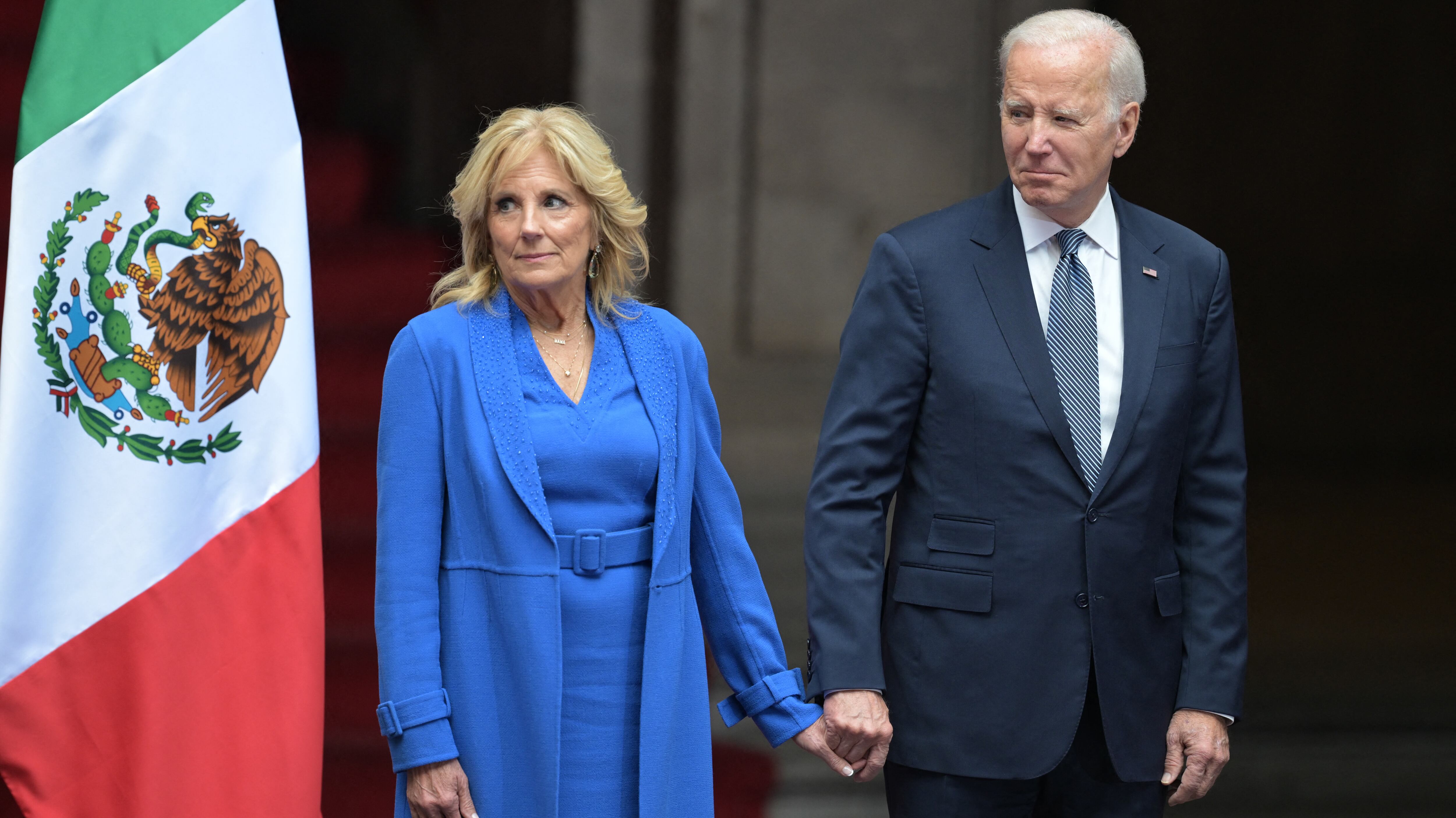 Ceremonia de la X Cumbre de Líderes de América del Norte. Joe Biden y  Jill Biden.