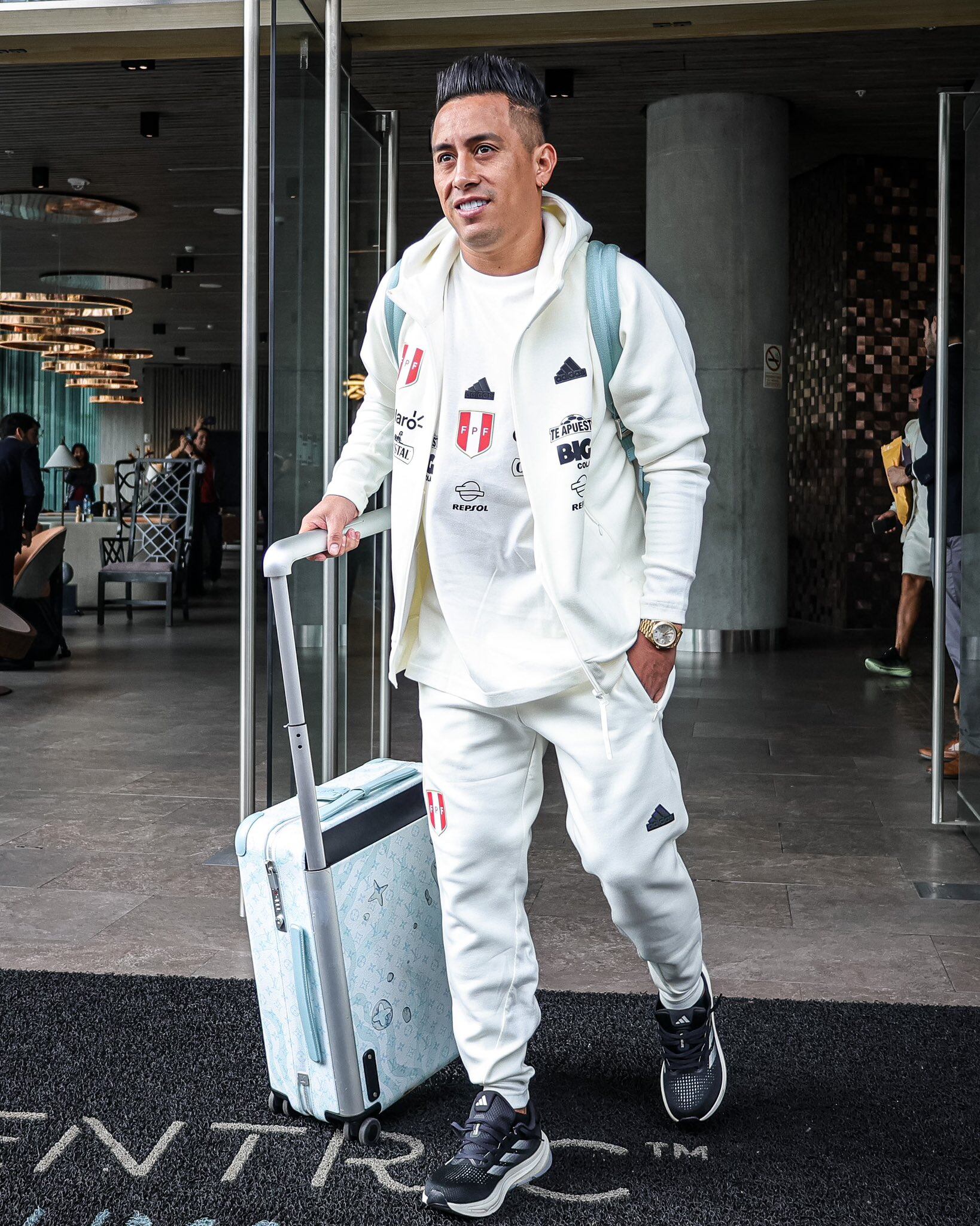 Christian Cueva viajó con la selección peruana a Estados Unidos para el amistoso ante El Salvador y la Copa América 2024.