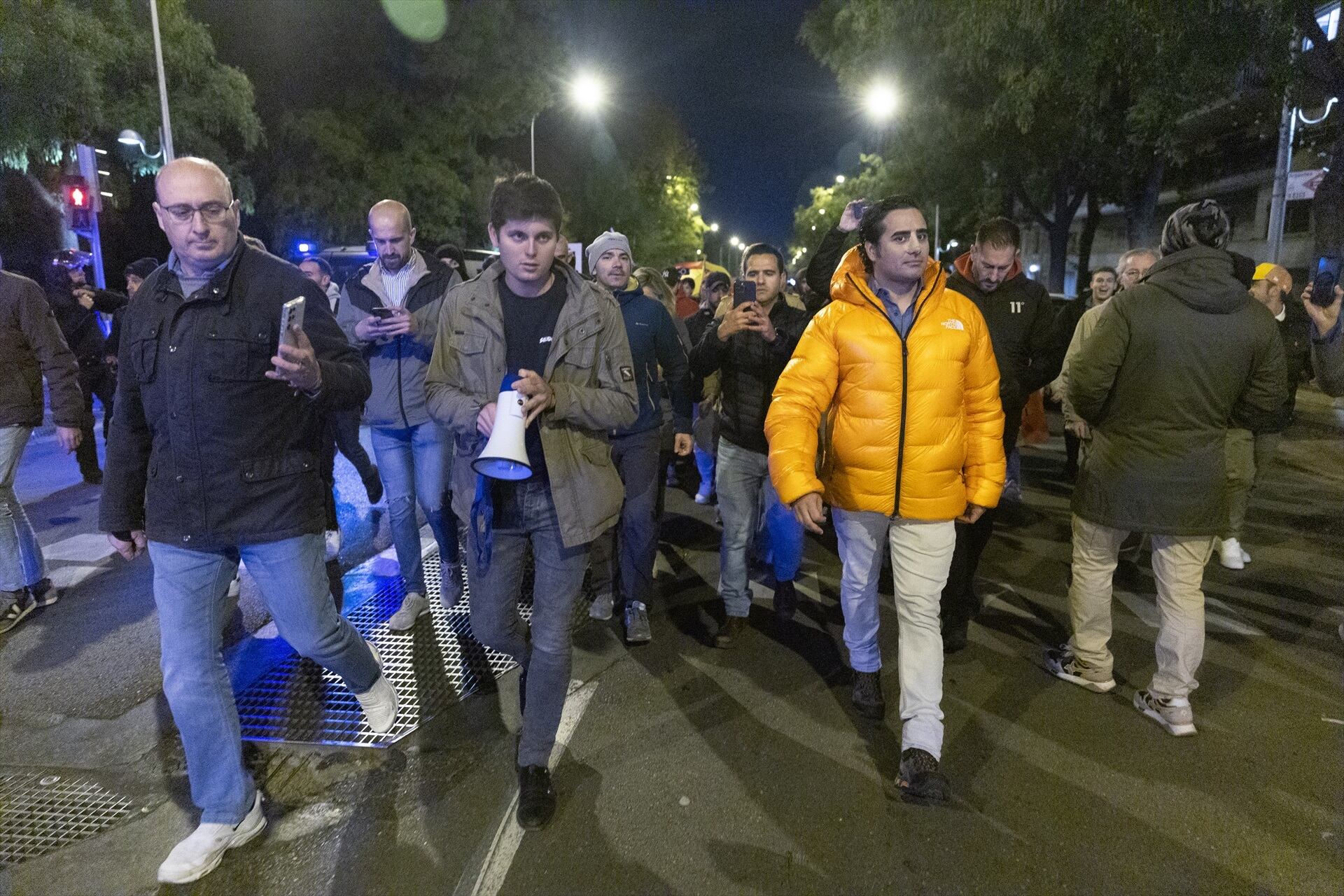 Vito Quiles y Alvise Pérez en la manifestación en contra de la amnistía (Eduardo Parra / Europa Press)