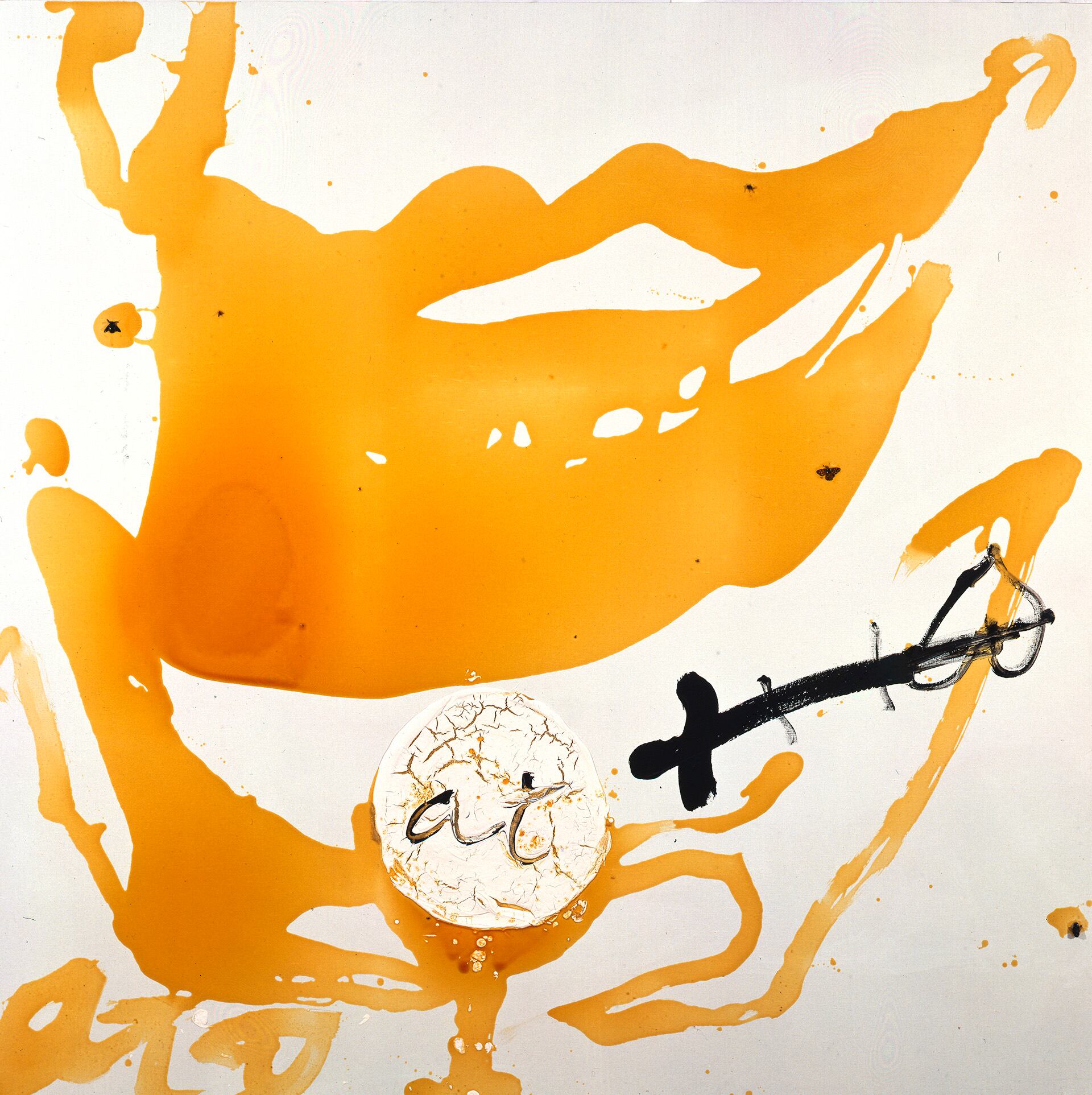 10 - Antoni Tàpies - Vernís i insectes, 1991