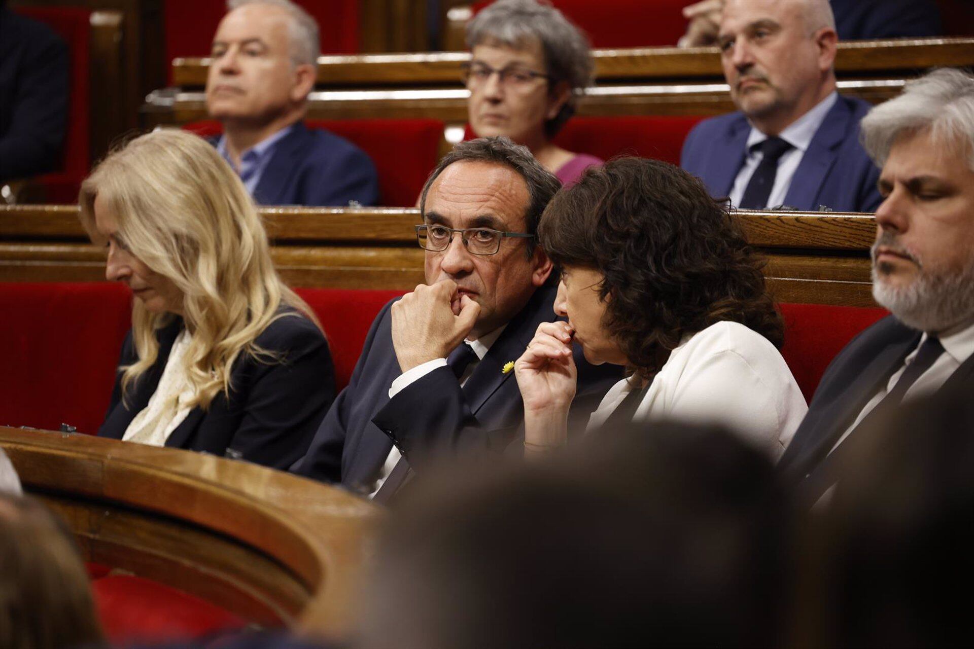 El exconseller y presidente del Consell Nacional de Junts, Josep Rull, elegido presidente del Parlament (KIKE RINCON - EUROPA PRESS)
