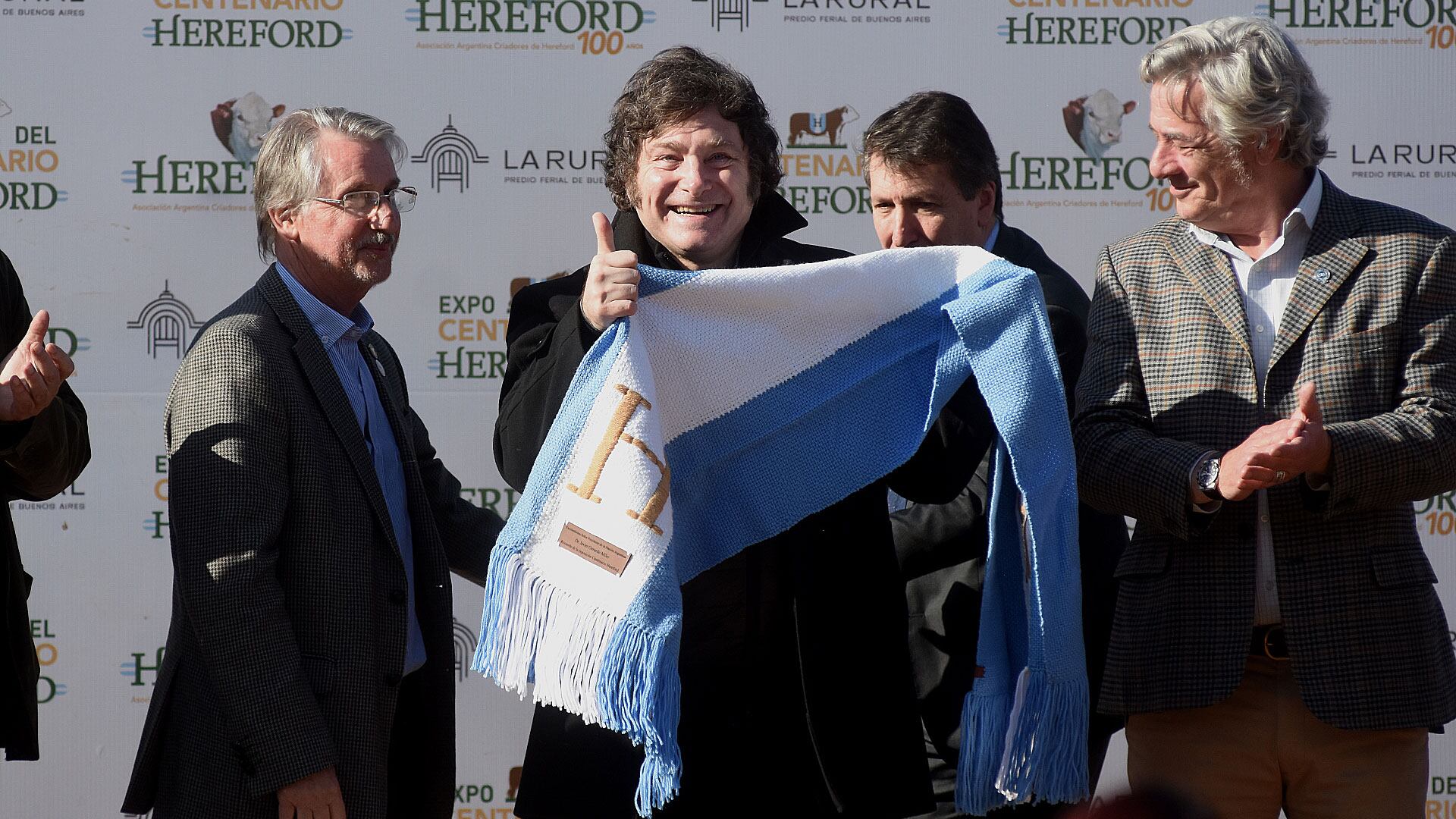 Javier Milei / La Rural Hereford 2024