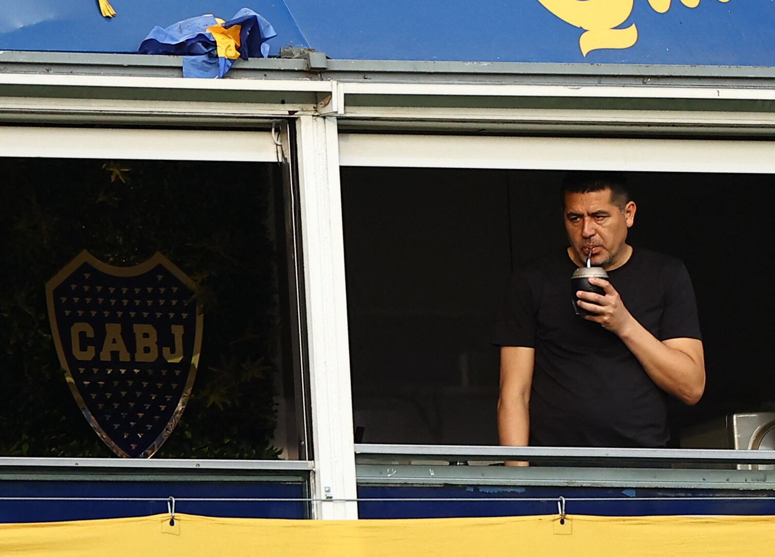 Riquelme pretende apostar en lo futbolístico, pero también a nivel obras en su segundo período como dirigente (REUTERS/Agustin Marcarian)