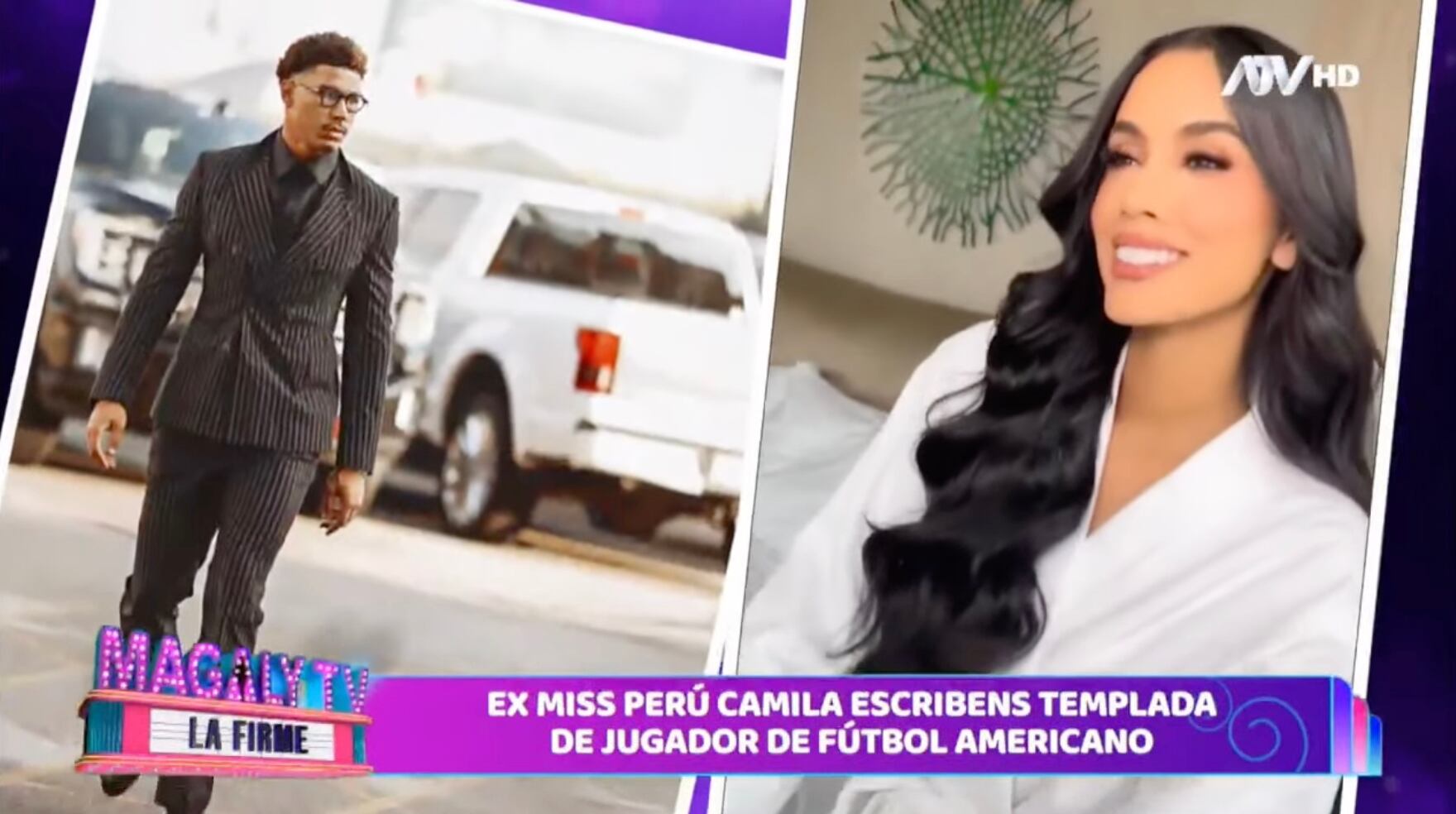 Camila Escribens mantiene una relación amorosa con el jugador de fútbol americano Allen Lazard.