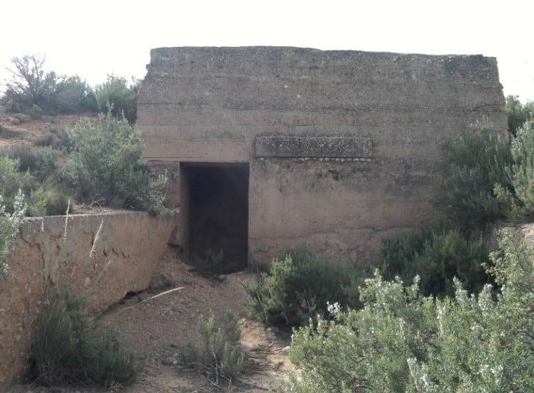 Búnker del corredor de Almansa, en Albacete (Memoria Democrática de UCLM).