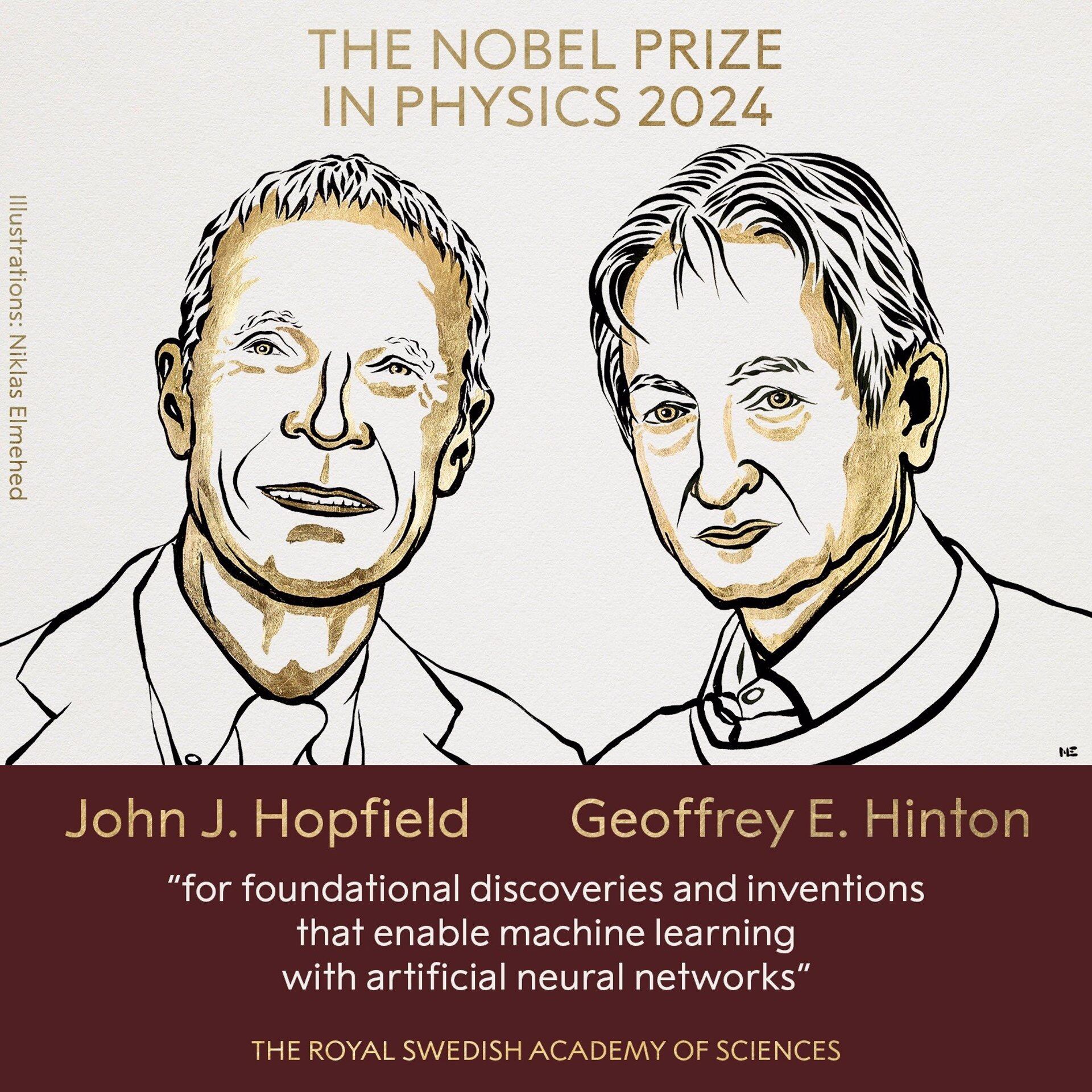 VÍDEO: John J. Hopfield y Geoffrey E. Hinton, Premio Nobel de Física 2024