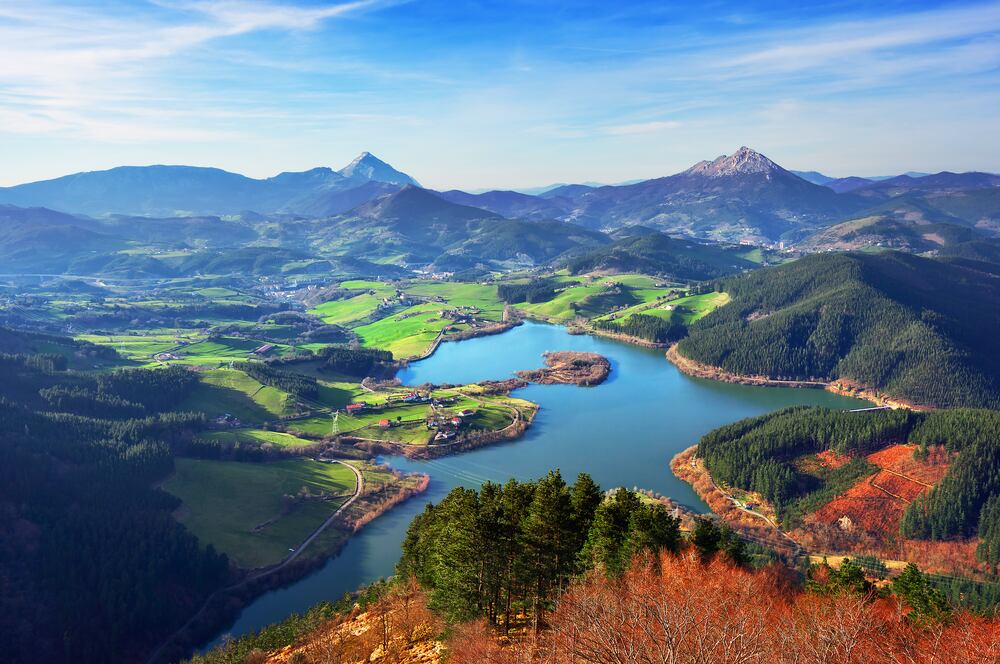 Embalse de Urkulu, en Guipuzcoa (Shutterstock).