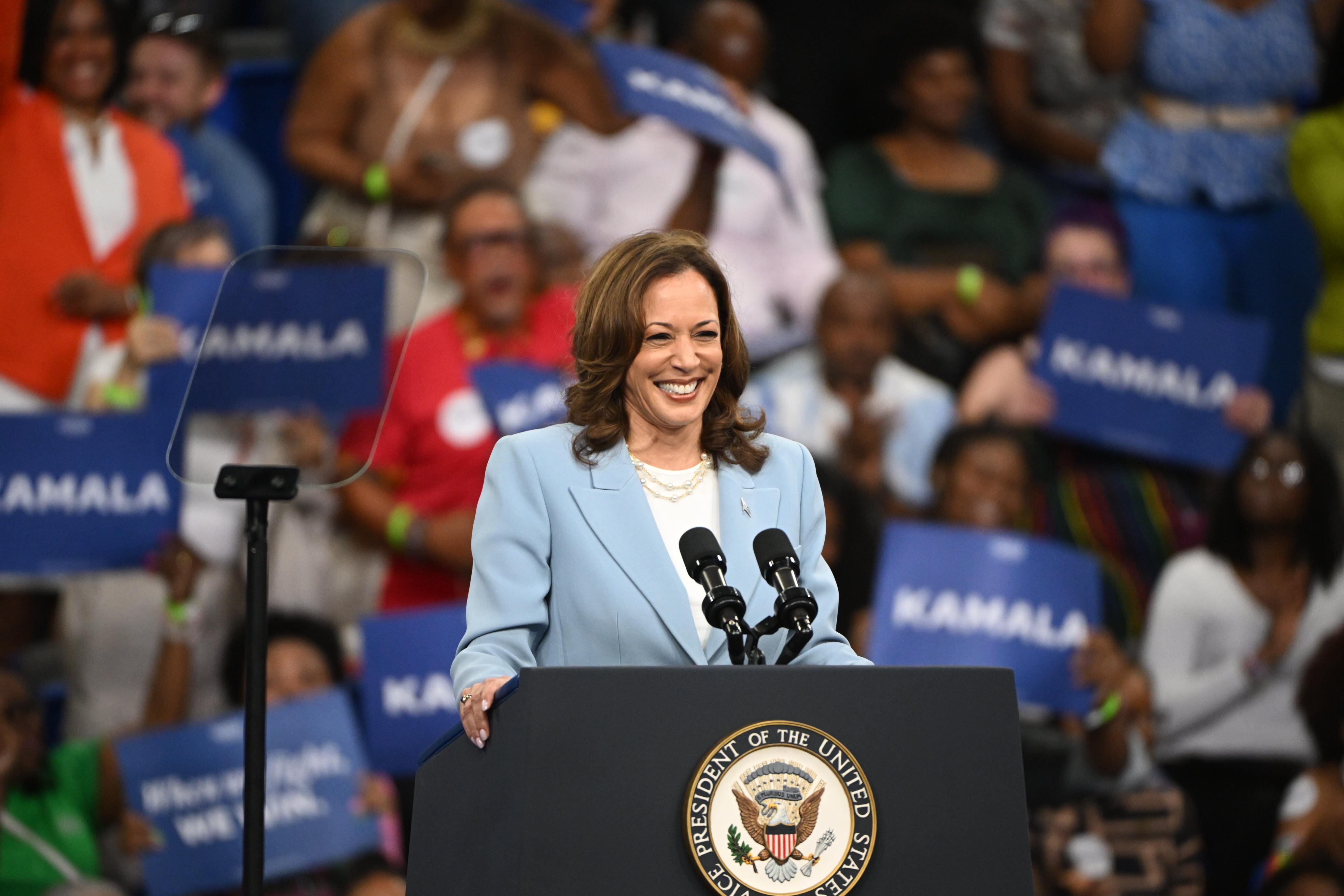 El partido Demócrata confirmó que Kamala Harris será la candidata en las elecciones presidenciales de Estados Unidos (EFE)