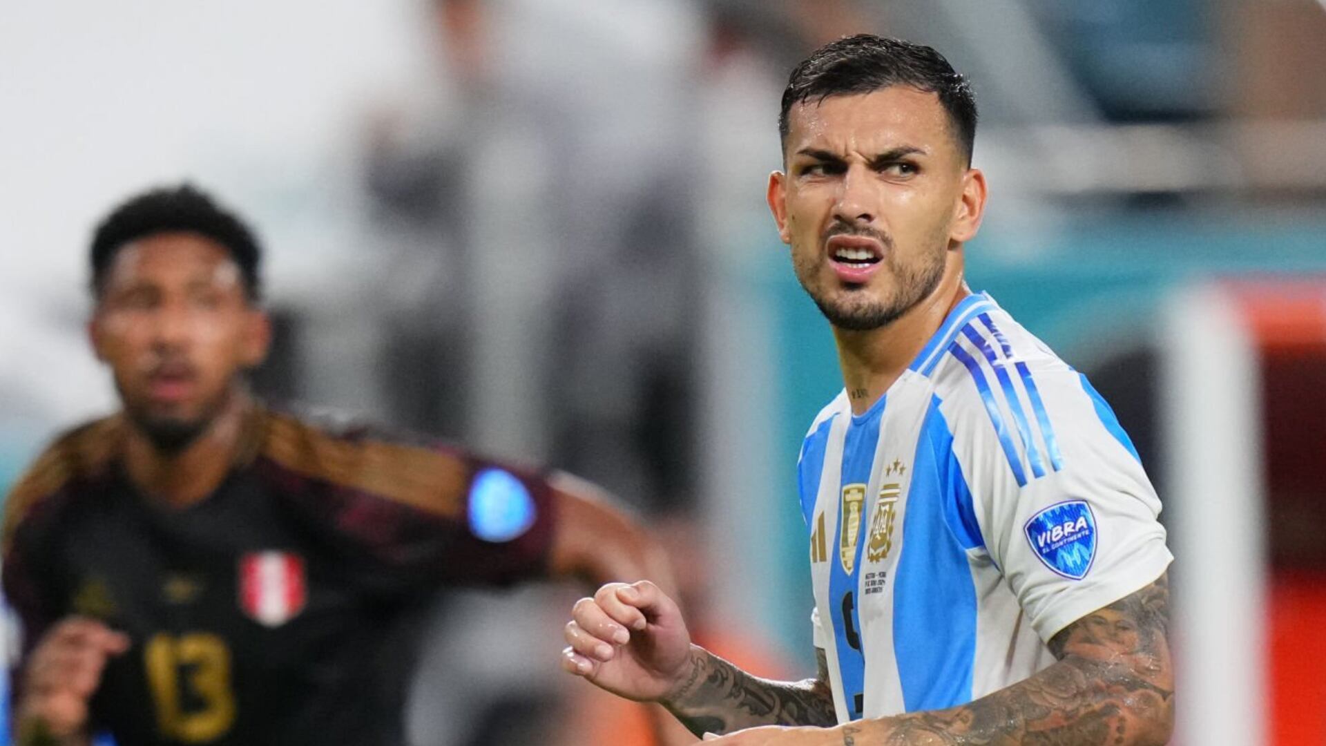 El lamento de Leandro Paredes luego de fallar el penal en Perú vs Argentina por Copa América 2024.