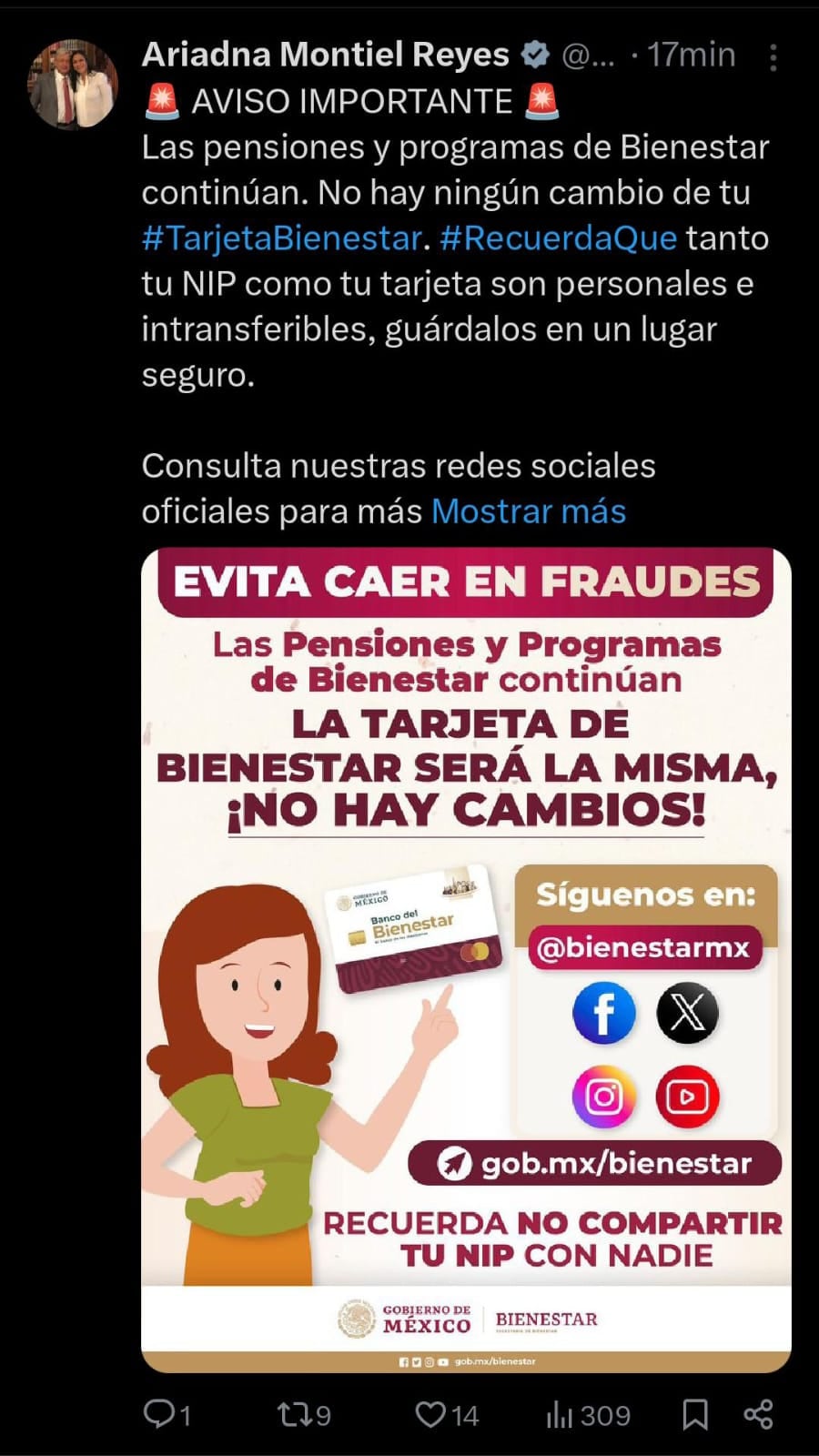 ¿Tarjeta del Banco del Bienestar cambiará con el próximo gobierno?6. PALABRAS CLAVE: Banco del Bienestar, Tarjetas del Bienestar, apoyos económicos.