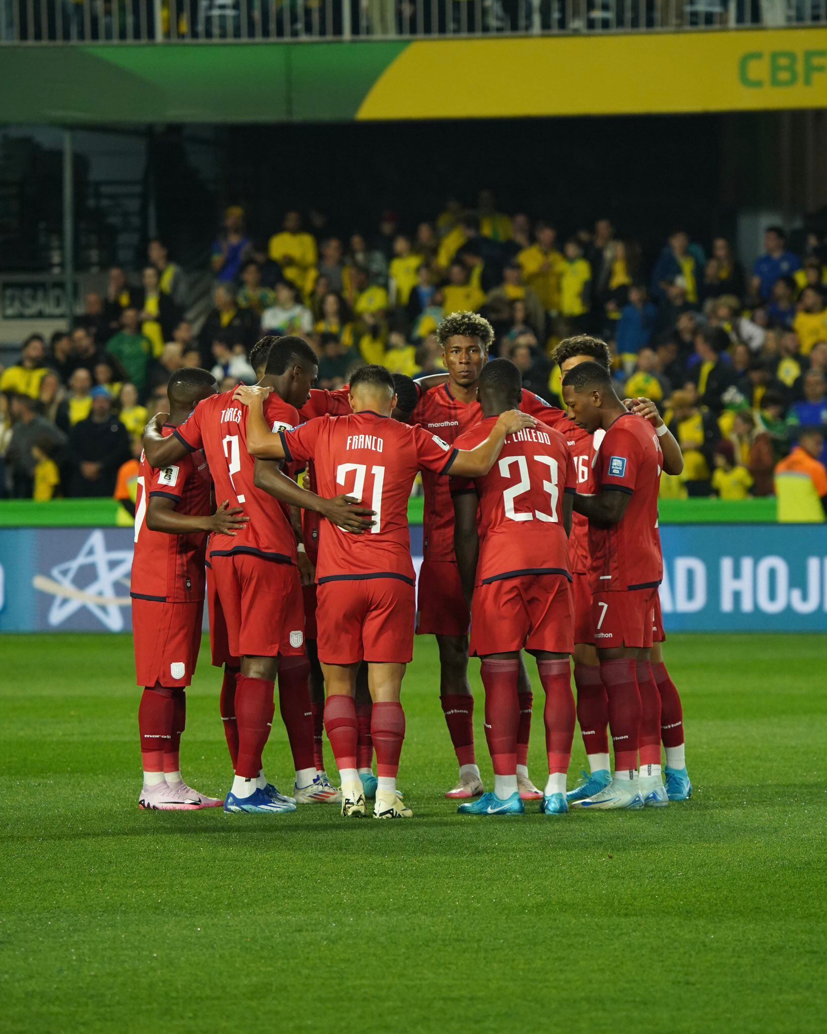 Ecuador perdió 1-0 ante Brasil con gol de Rodrygo.