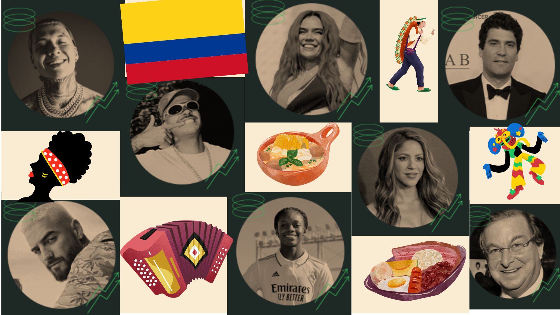 Los colombianos más influyentes del 2024, según Bloomberg: el listado incluye a Karol G, Feid, Linda Caicedo y hasta a Luis Carlos Sarmiento 