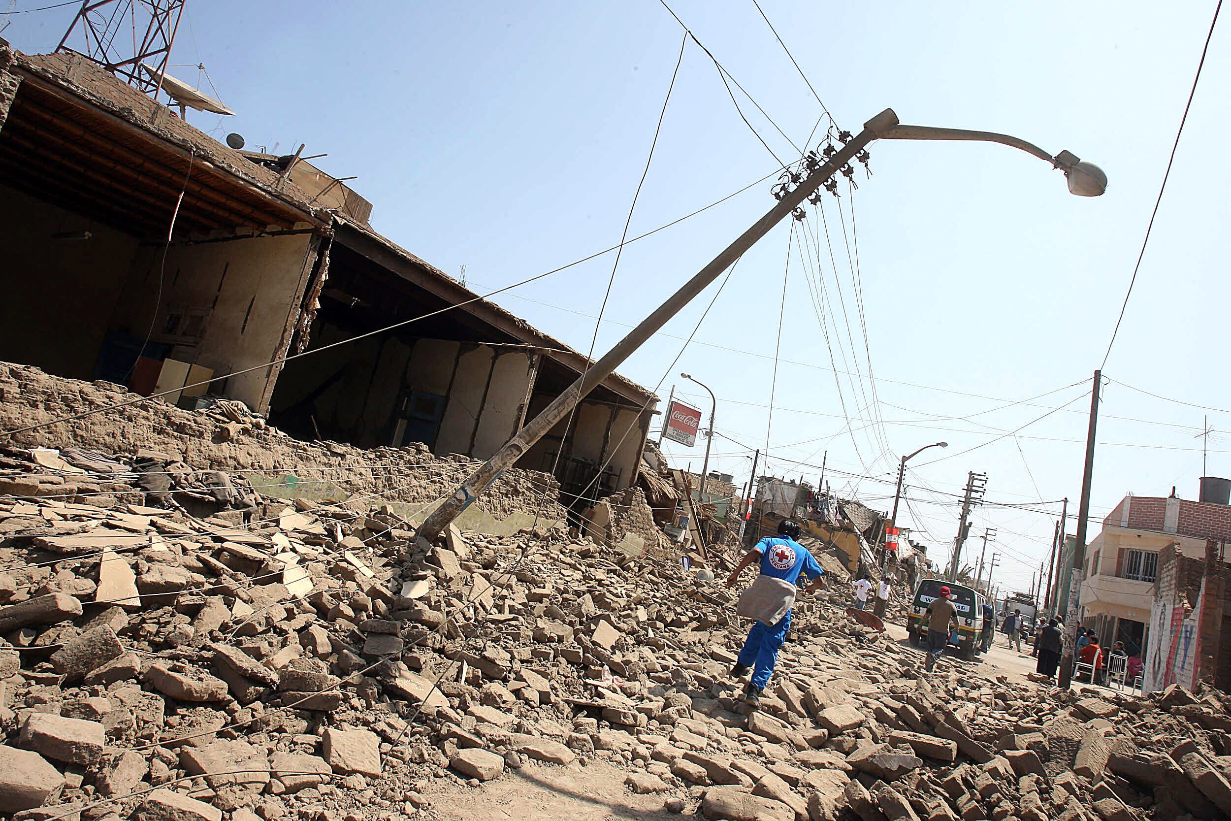 Terremoto en Pisco de 2007 (AFP)