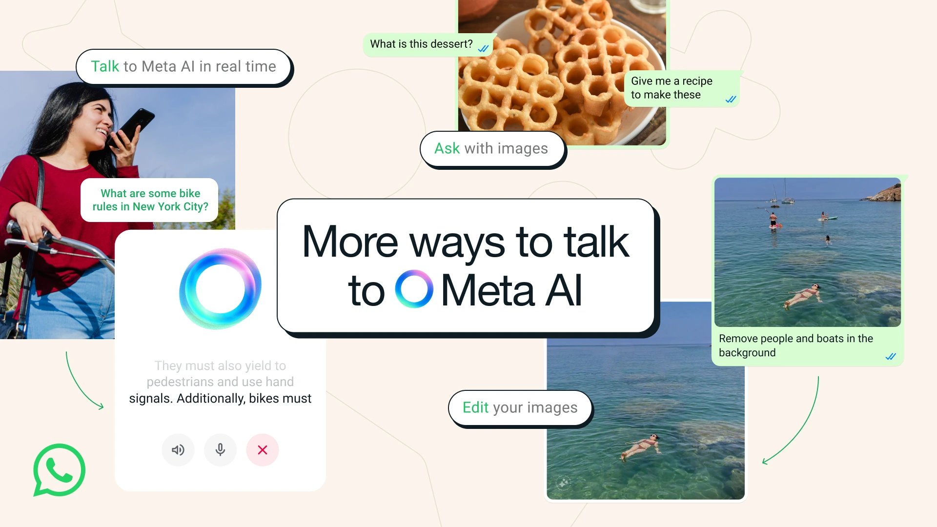 Meta avanza en una nueva forma de interactuar con sus usuarios por medio de un chatbot con su propia voz. (Foto: Meta)