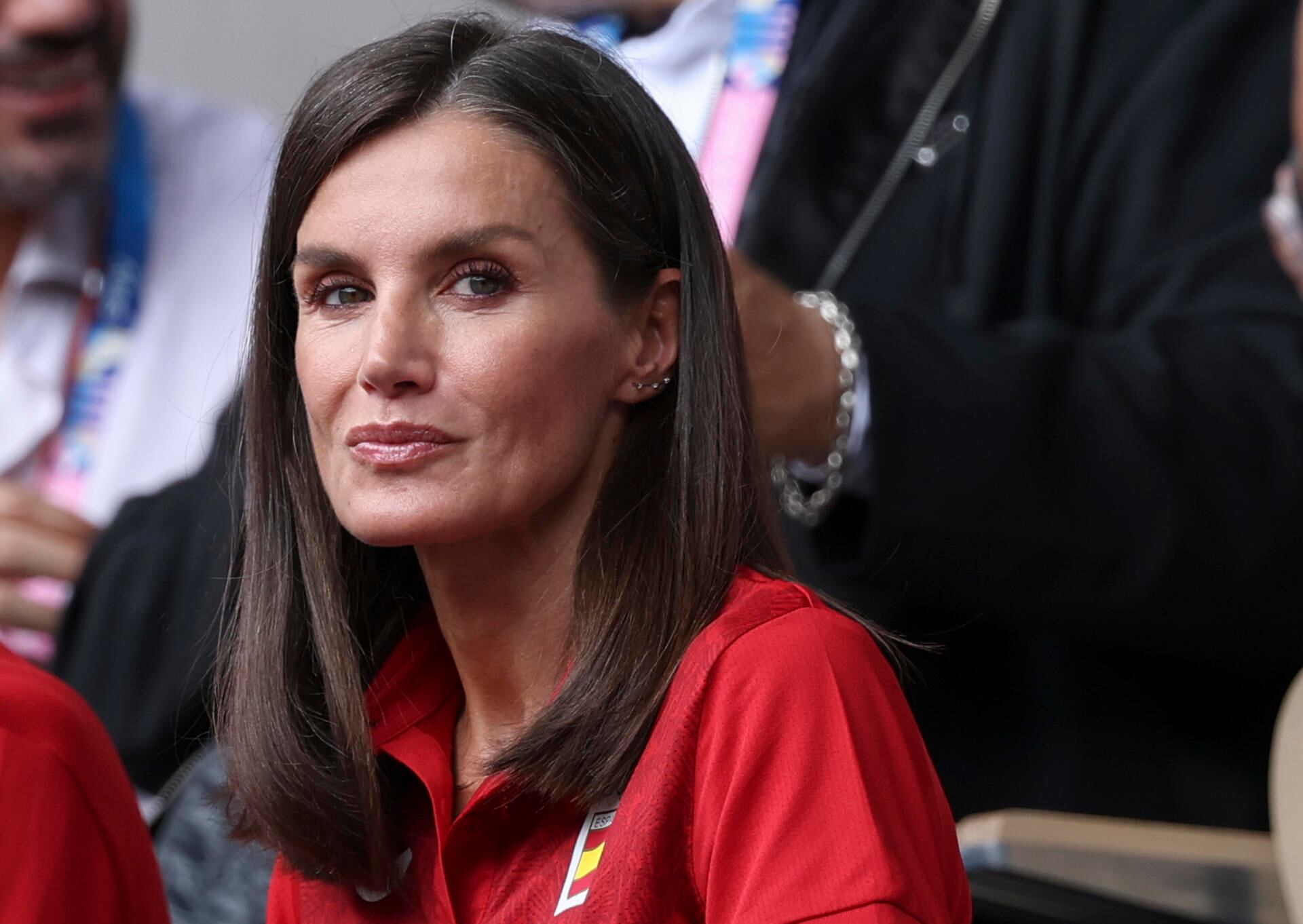 La reina Letizia, en los Juegos Olímpicos de París 2024. (EFE/Juanjo Martín)