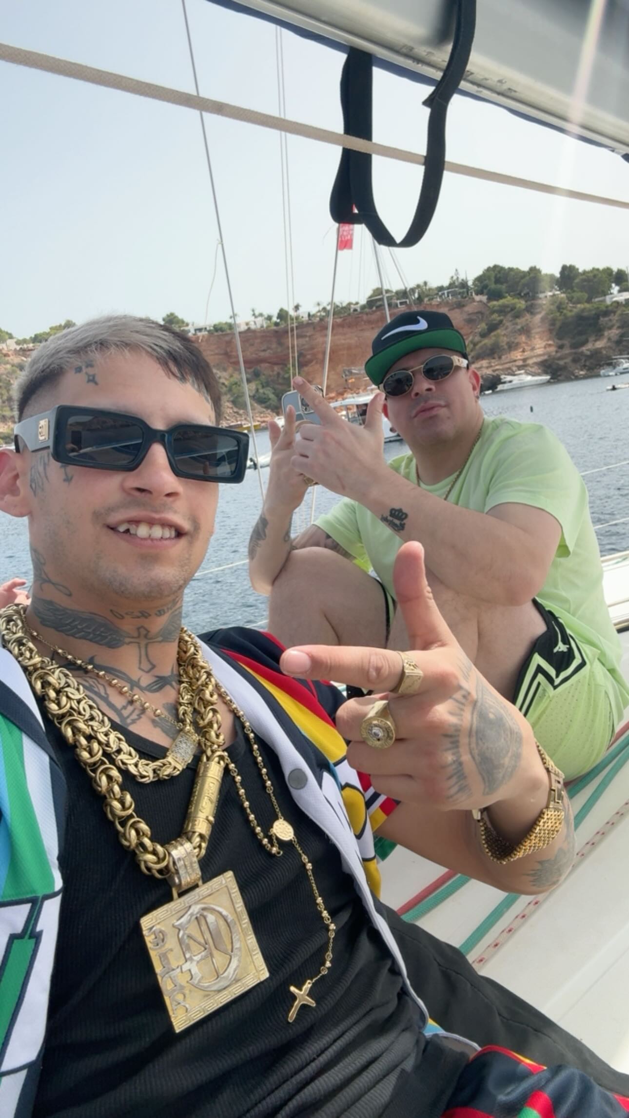 L-Gante en su viaje por Ibiza