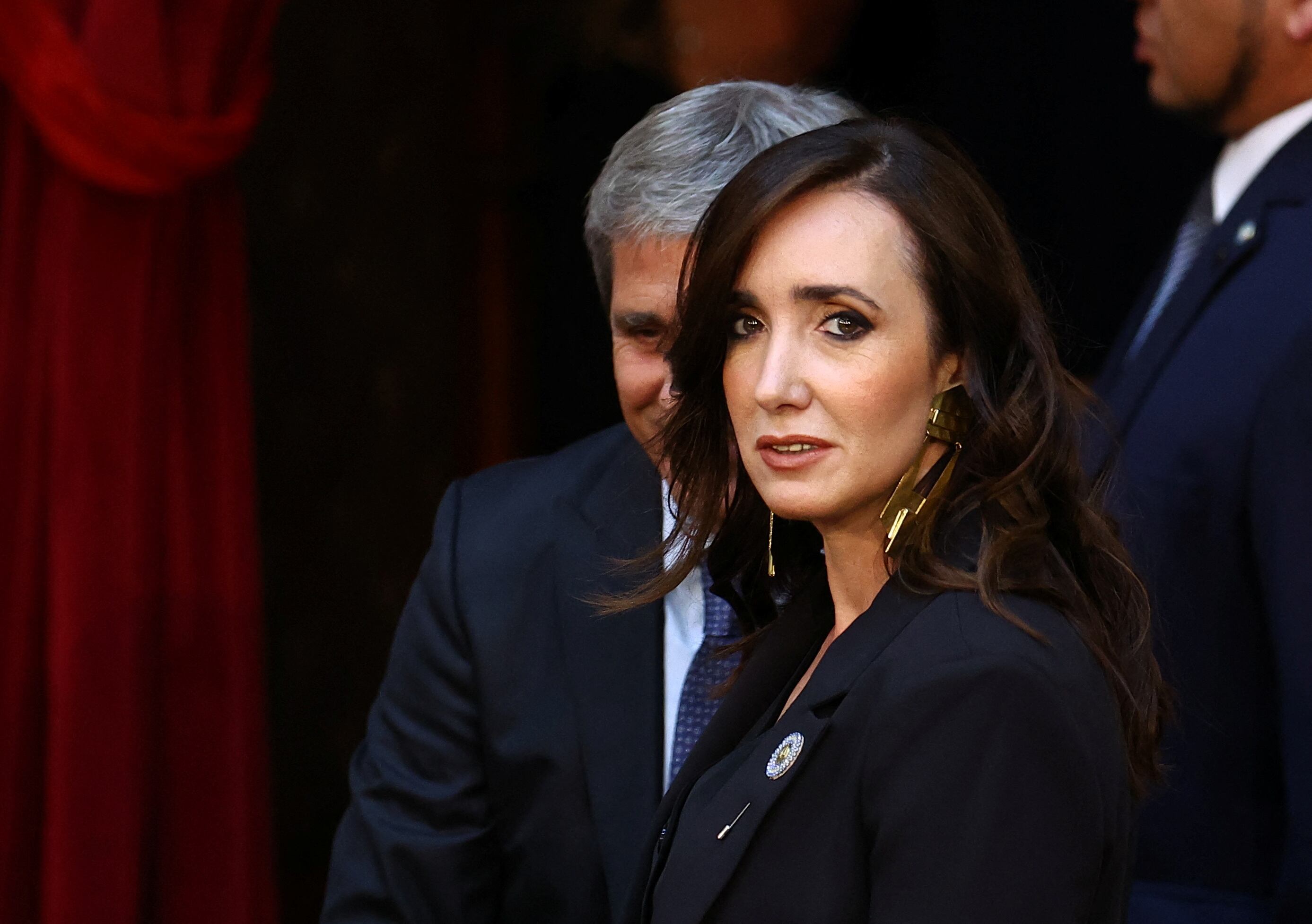 Argentina's Vice President Victoria Villarruel is pictured on the day President Javier Milei presents the fiscal year 2025 budget, at the National Congress in Buenos Aires, Argentina, September 15, 2024. REUTERS/Agustin Marcarian