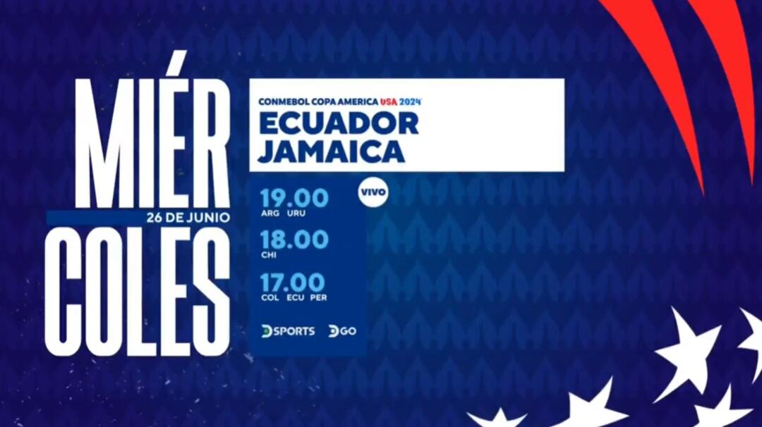 Dónde ver y a qué hora juegan Ecuador vs Jamaica por Copa América 2024.