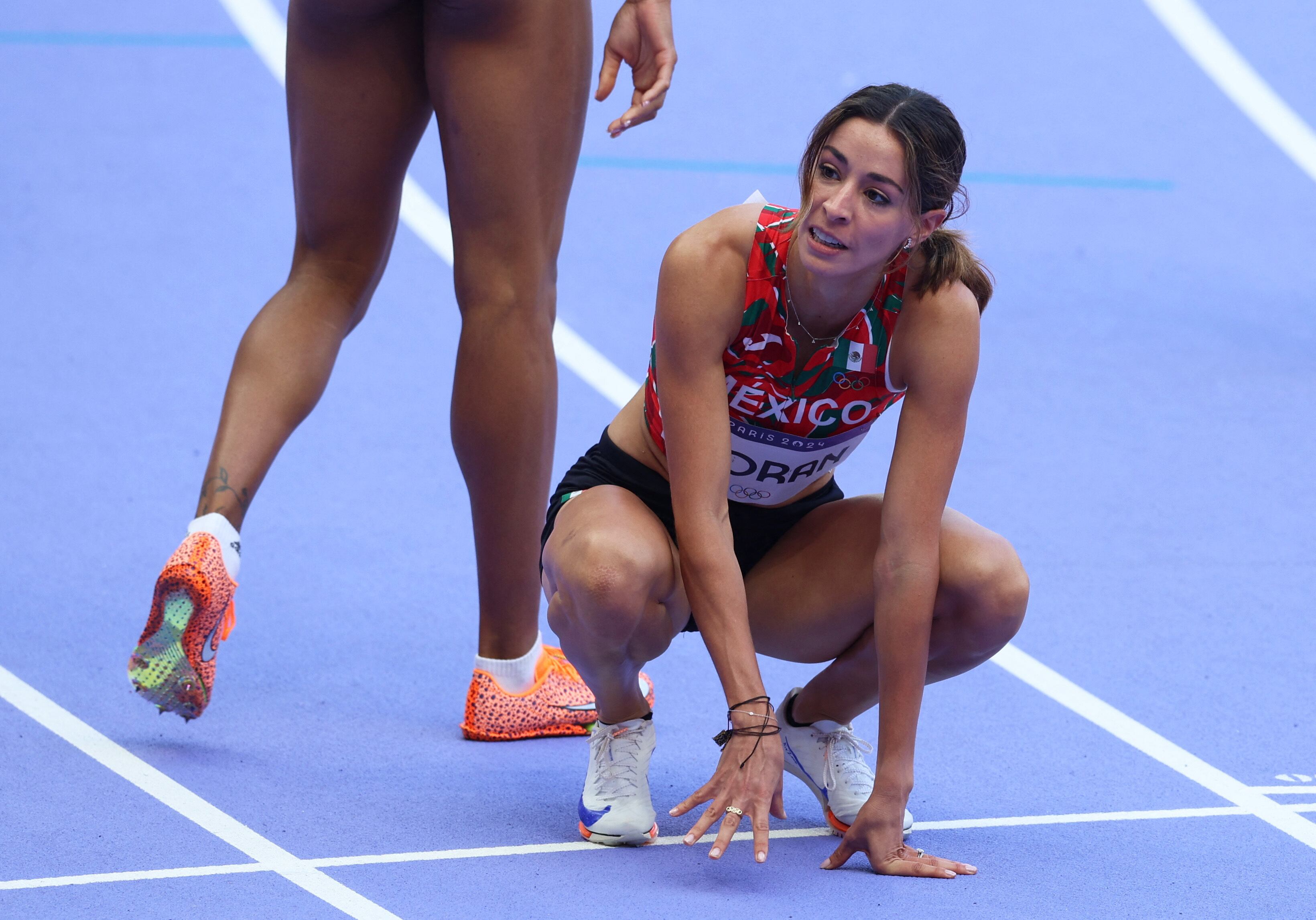 Paola Morán avanza a la semifinal de los 400 mts planos (REUTERS/Phil Noble)