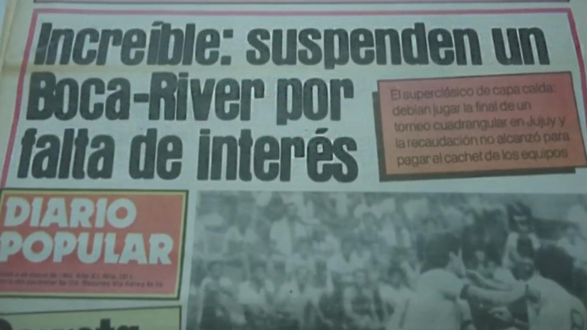 Una noticia de 1985 que hoy parece increíble