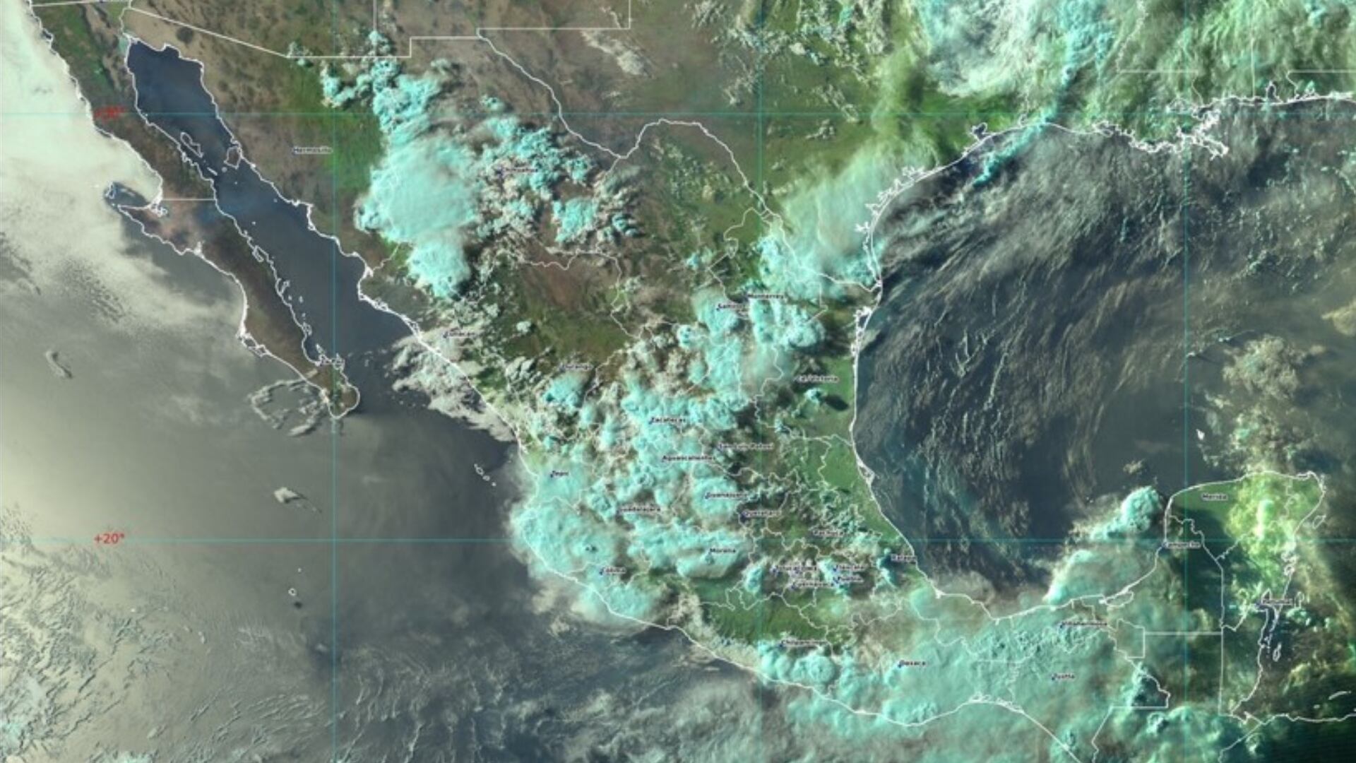 Mapa del clima en México para el martes 9 de julio