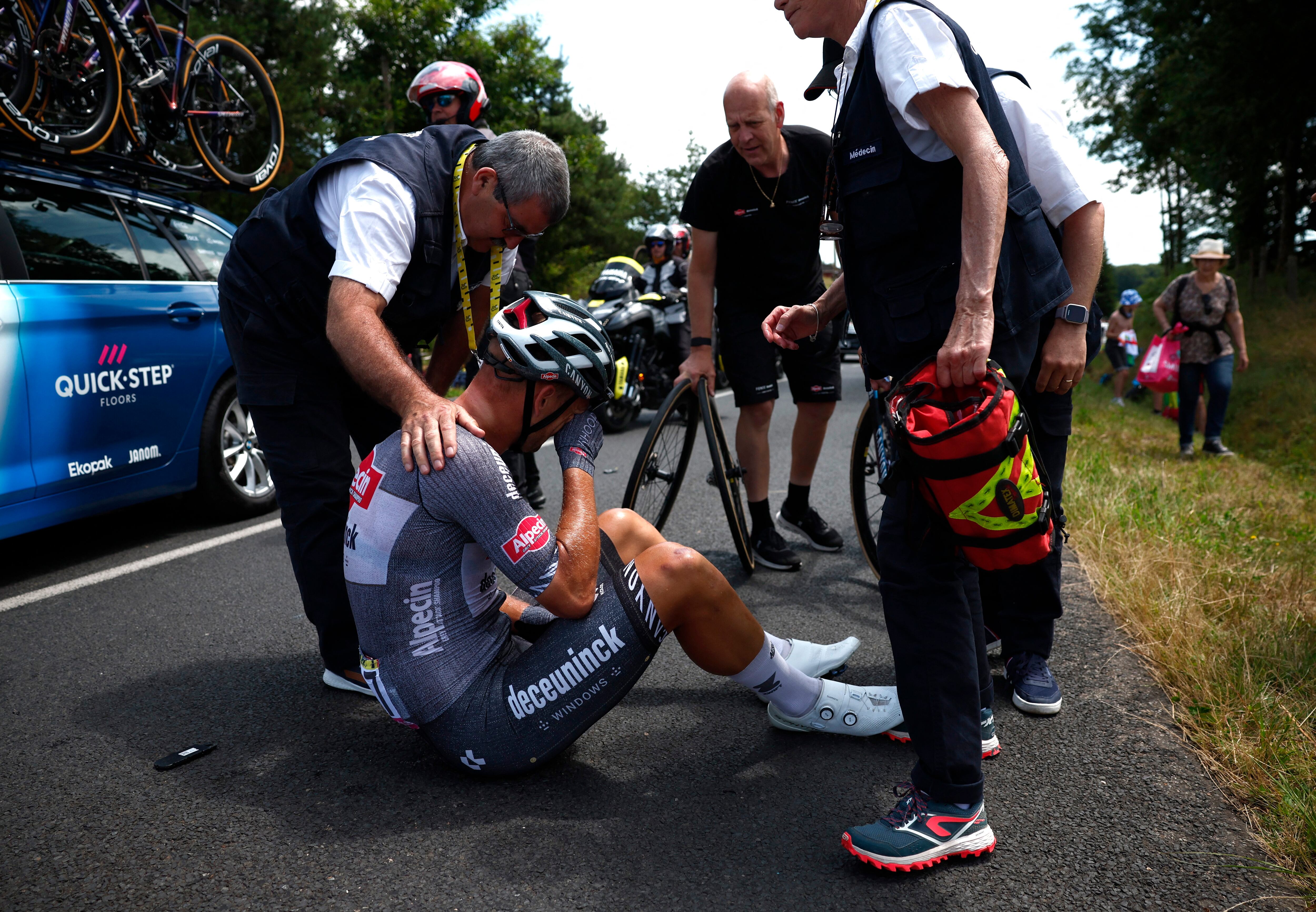 Atención al ciclista belga durante la etapa de hoy. Se espera que Fernando Gaviria sea protagonista crédito Stephane Mahe / REUTERS 