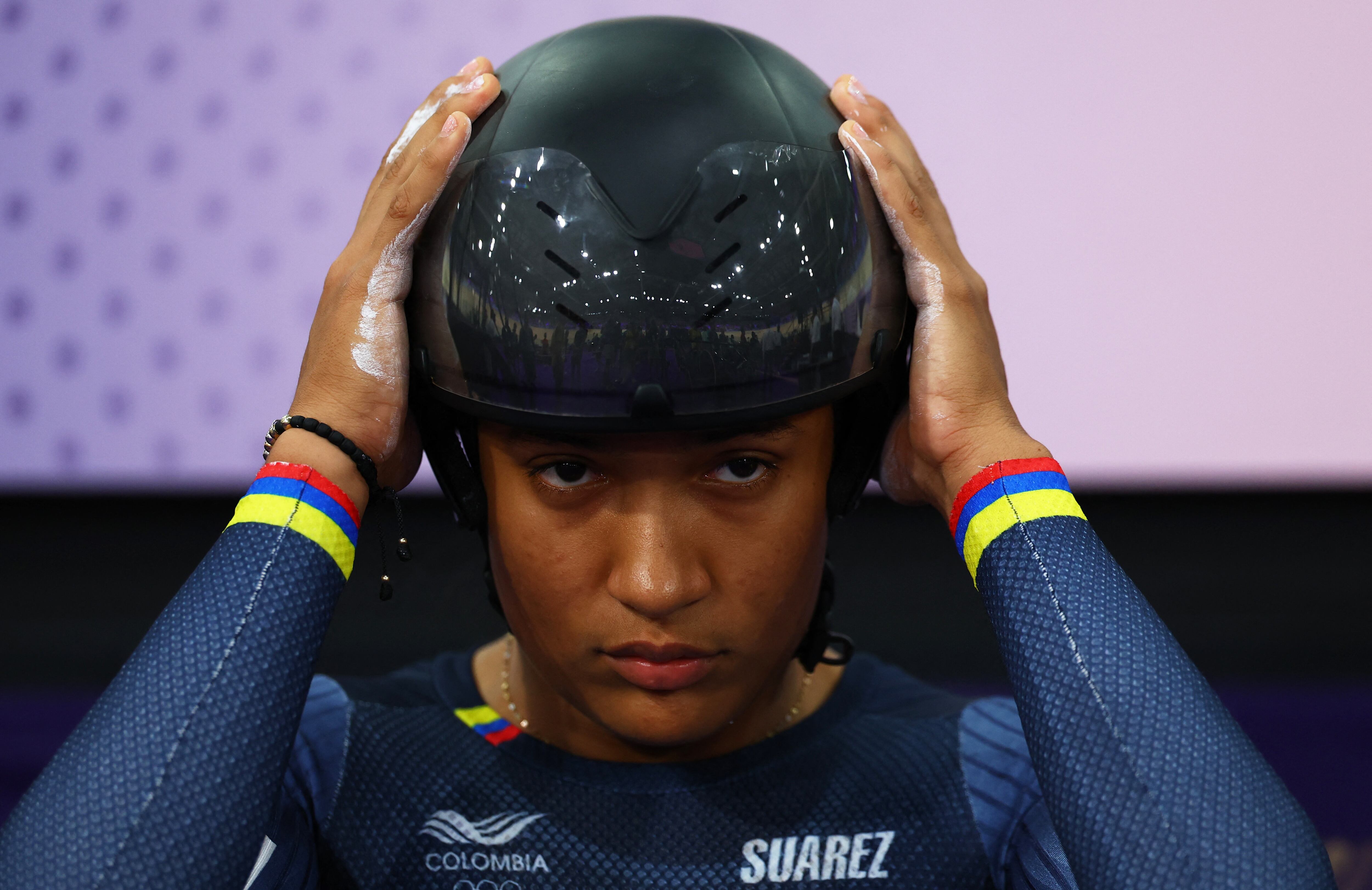 Stefany Cuadrado disputará su prueba de la clasificación femenina en ciclismo de pista ómnium - crédito Matthew Childs / REUTERS 