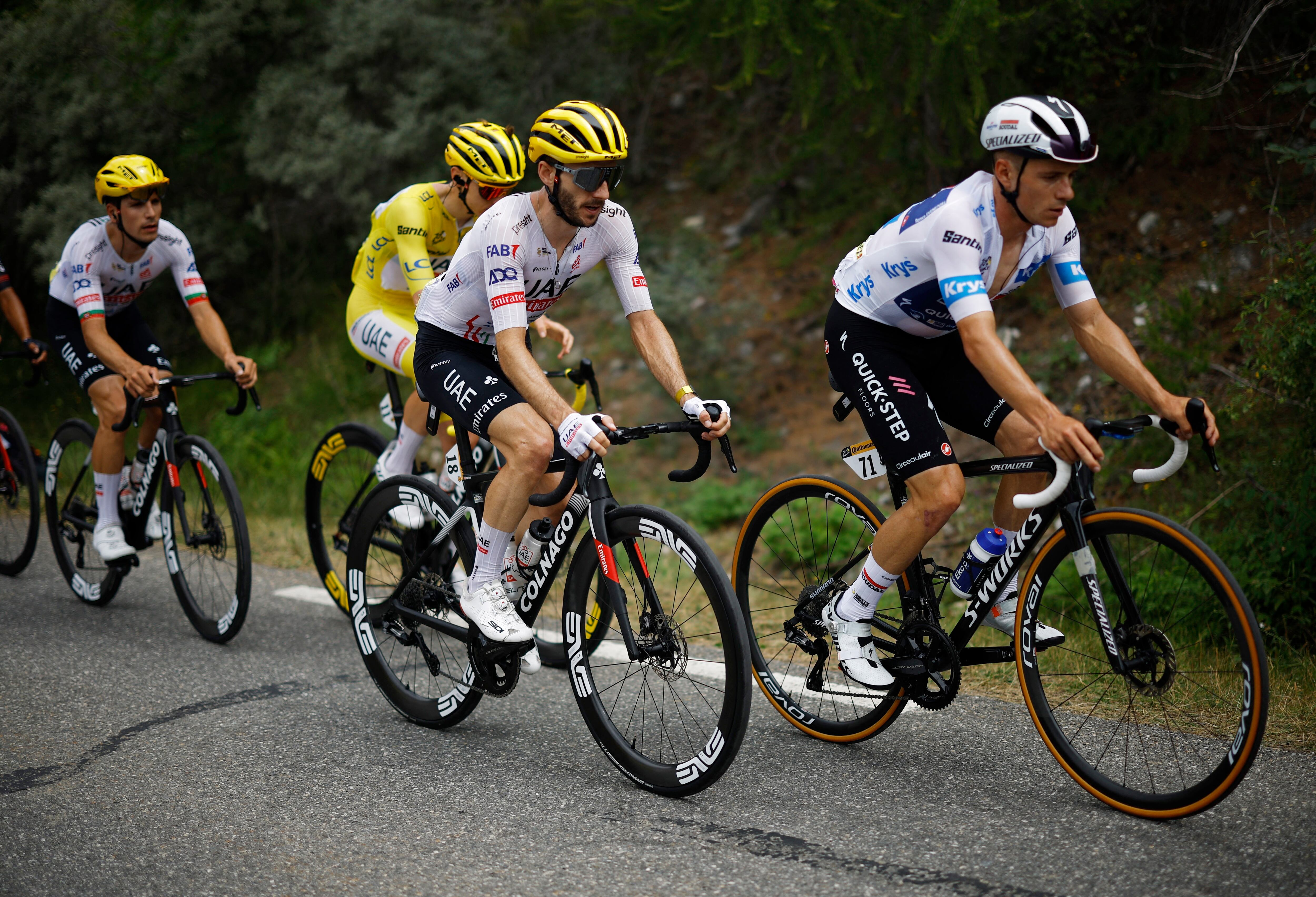 Tadej Pogacar gana la etapa 19 del Tour de Francia - crédito Stephane Mahe / REUTERS 