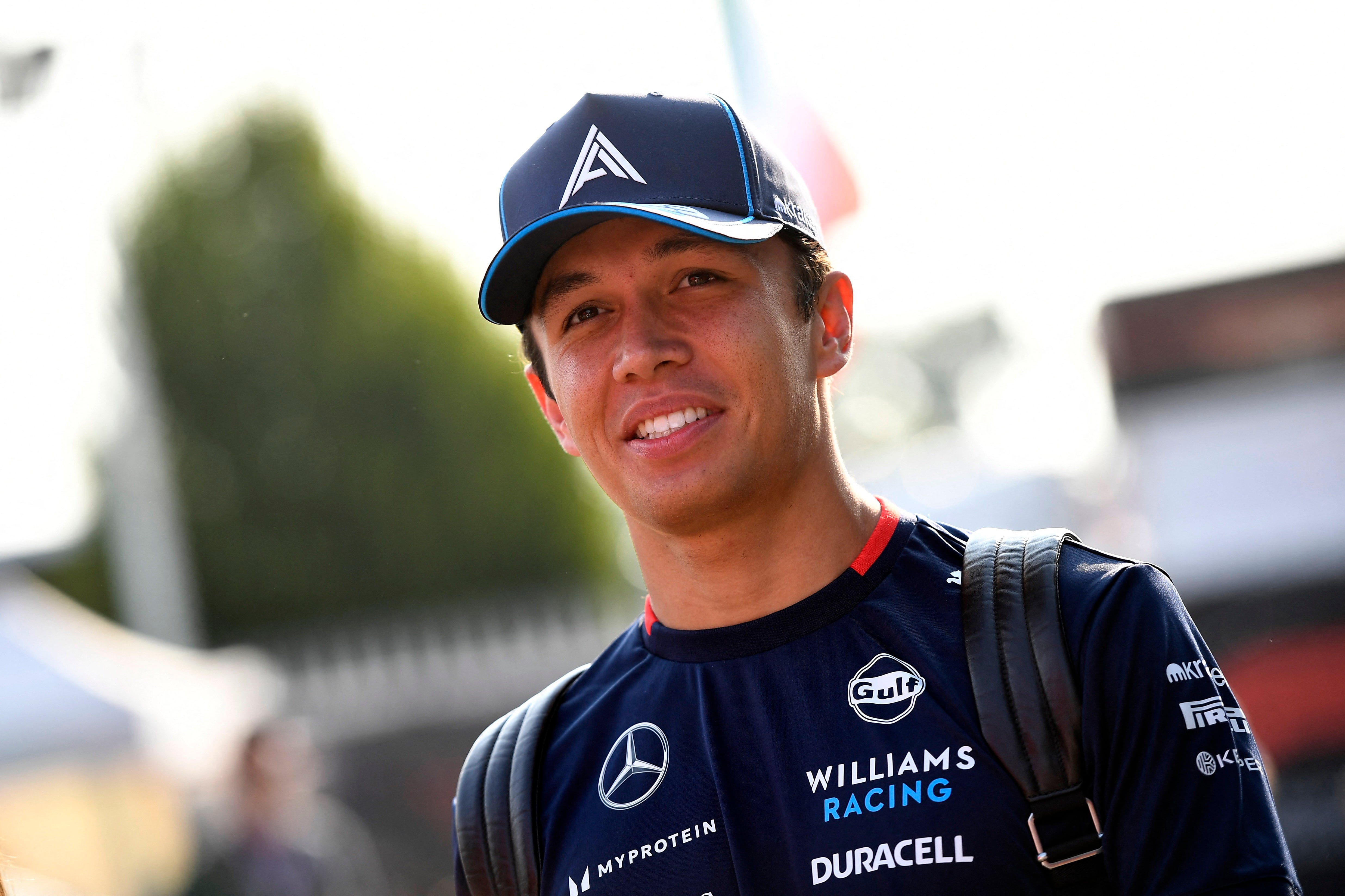 Alexander Albon, el compañero de Colapinto en Williams (REUTERS/Massimo Pinca)