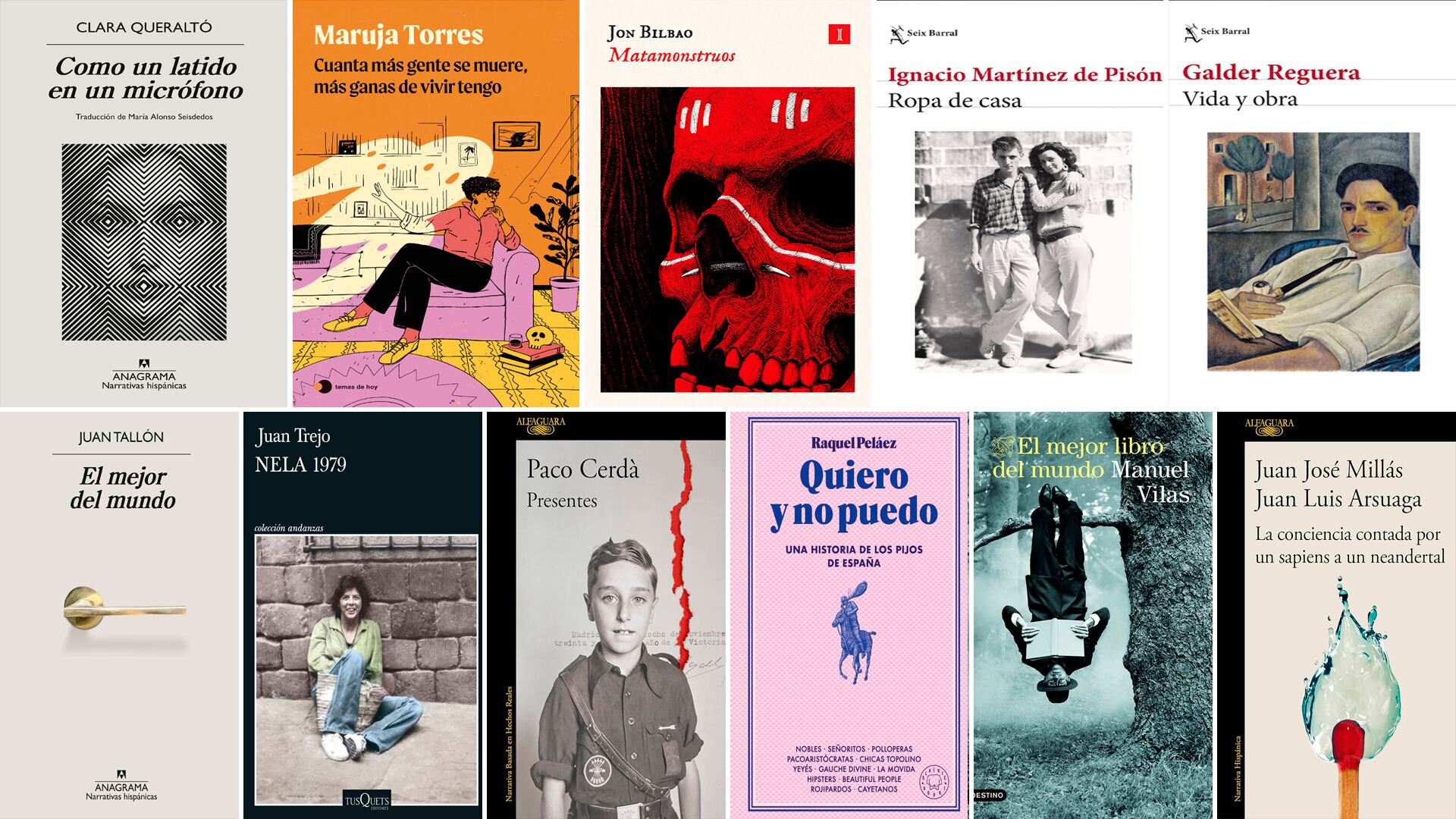 Los 11 libros de autores españoles más esperados que se publican en septiembre